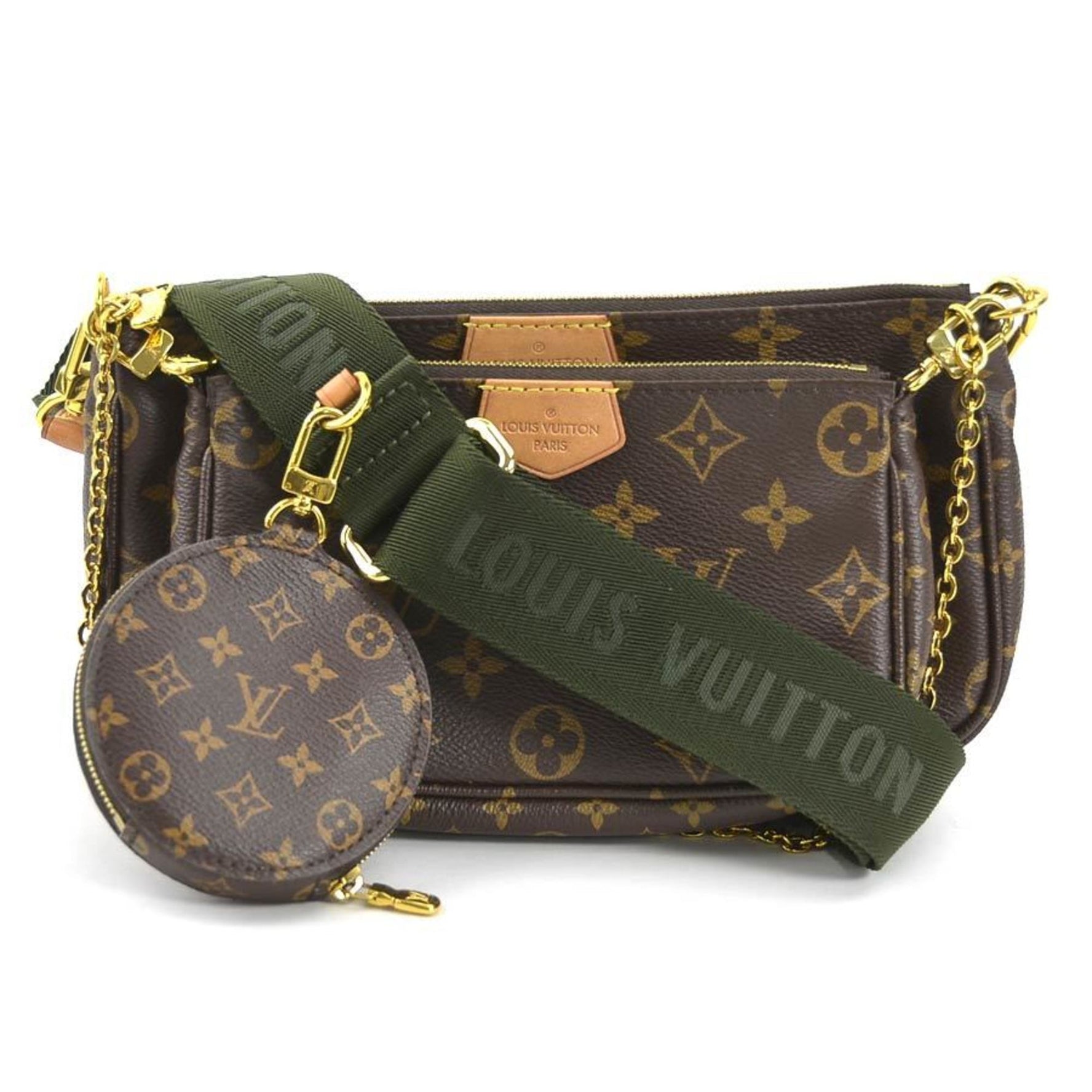 Louis Vuitton Shoulder Bag Monogram Multi Pochette Accessoires Canvas Brown