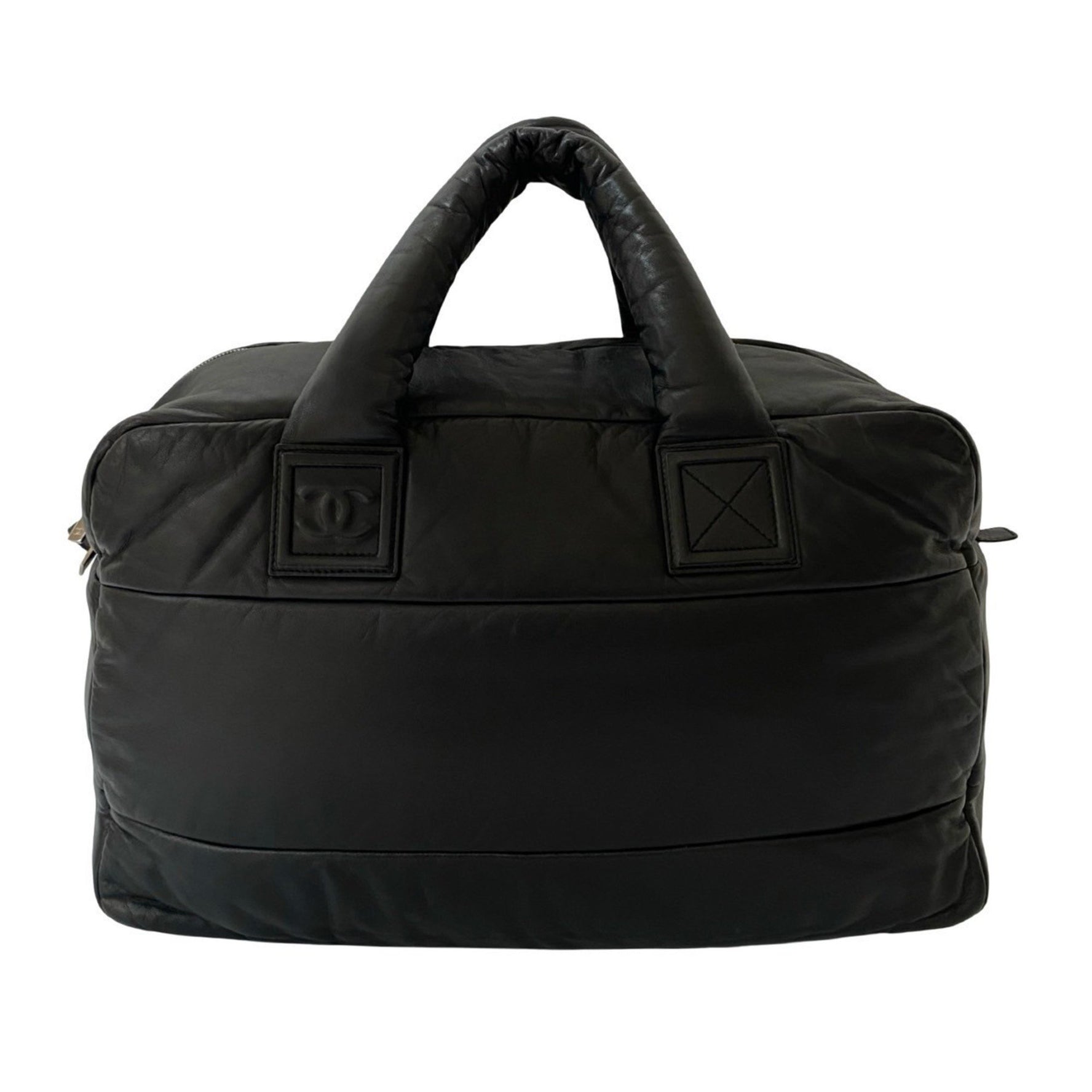 CHANEL Coco Cocoon Mark Lambskin Handbag Tote Bag