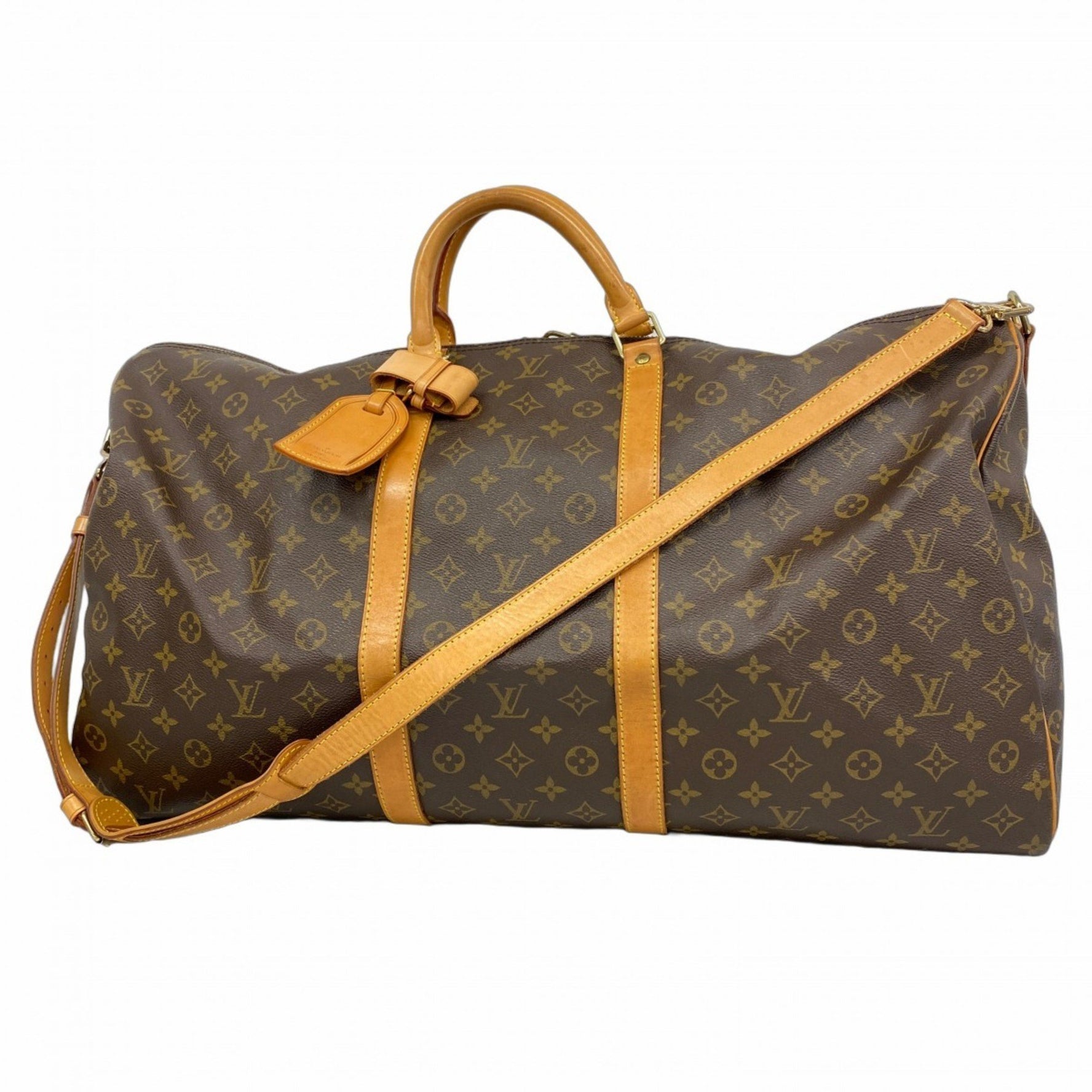 Louis Vuitton Monogram Keepall Bandouliere 60 Boston Bag Men's and