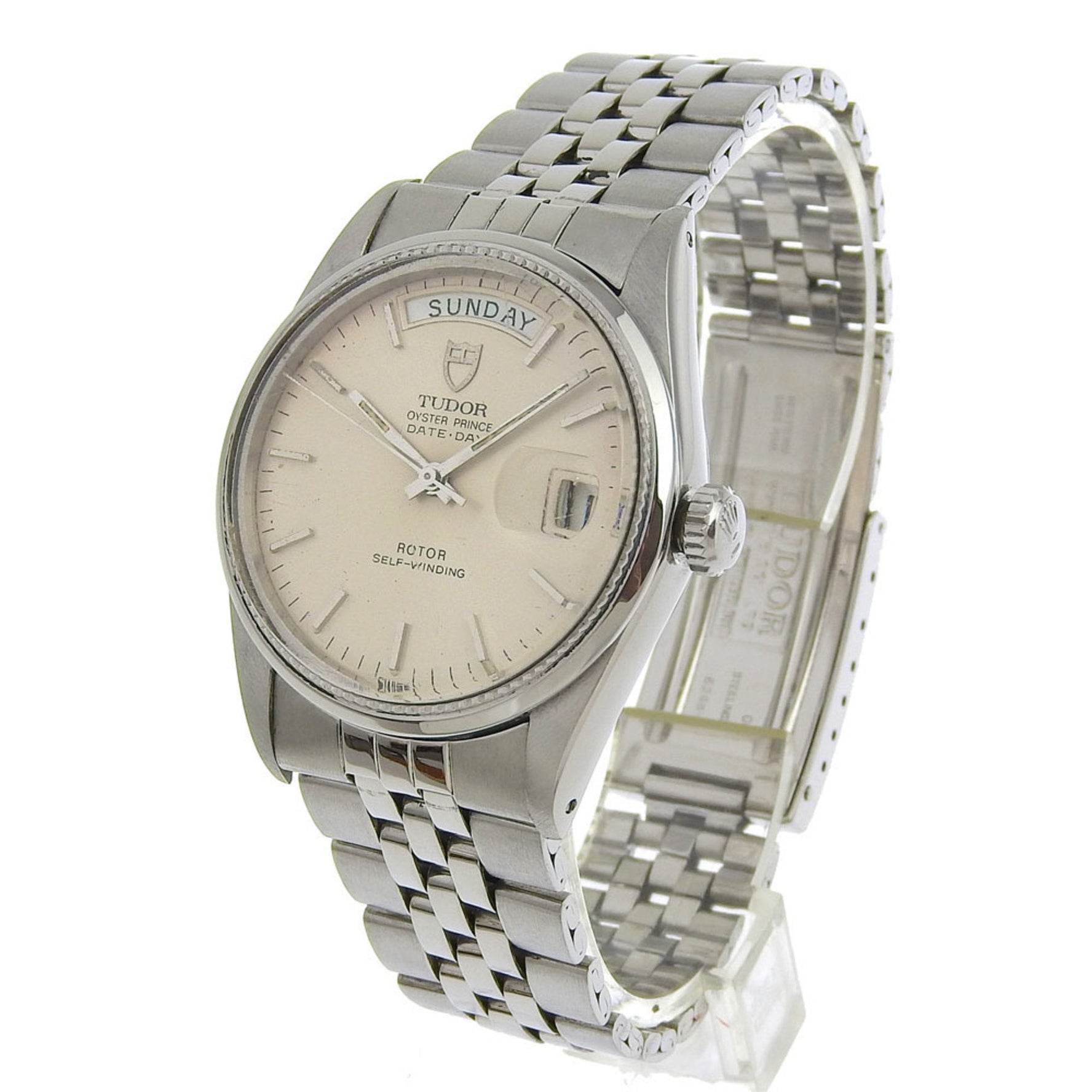 Tudor Oyster Prince Watch, Date, Caliber 2834-2, 94710, Stainless Steel, 1980, Automatic, Silver Dial, Men's, B-Rank