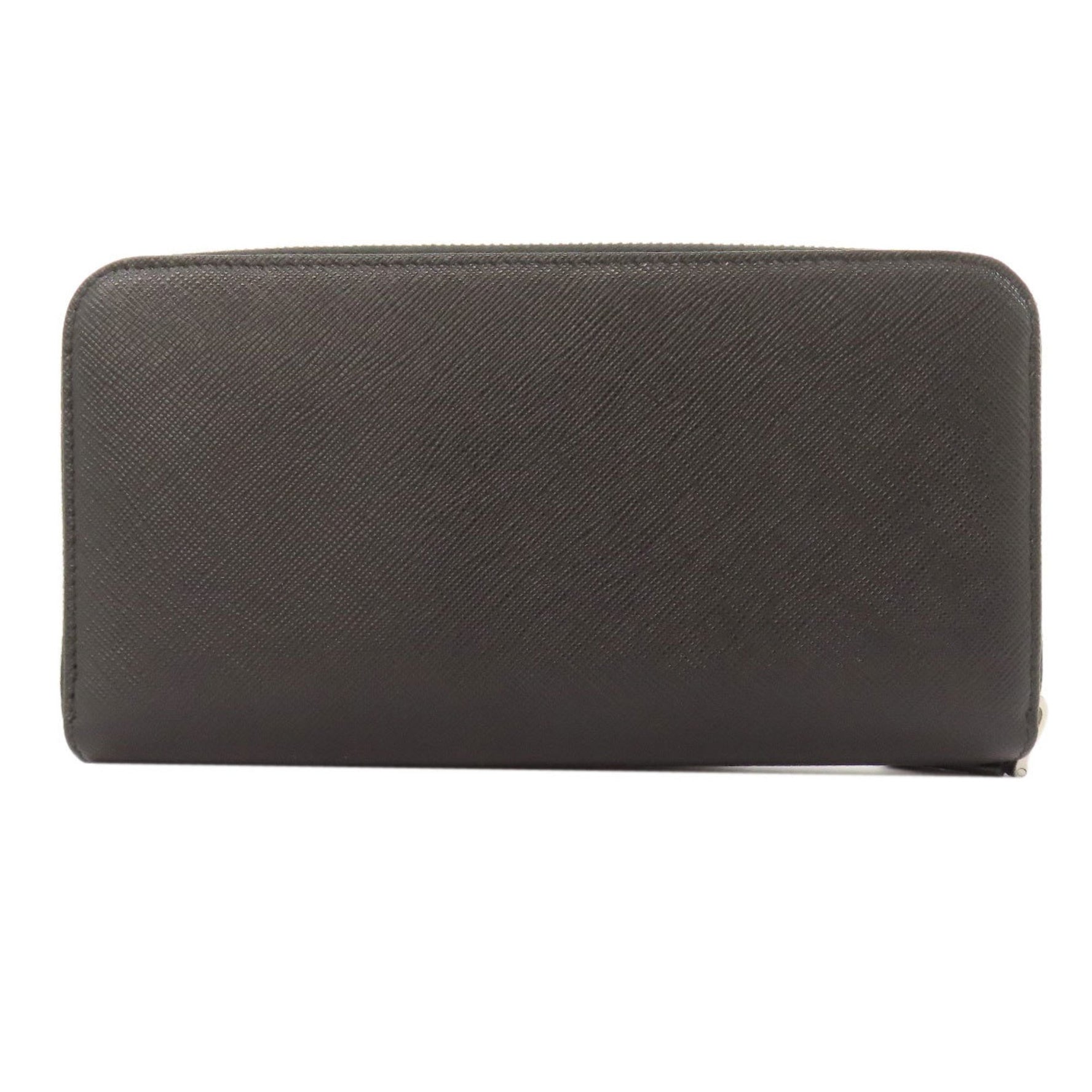 Prada Saffiano Round Long Wallet