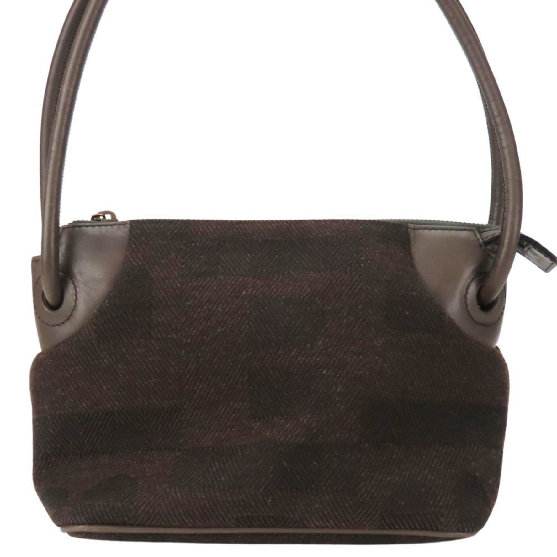 BALLY handbag wool leather ladies