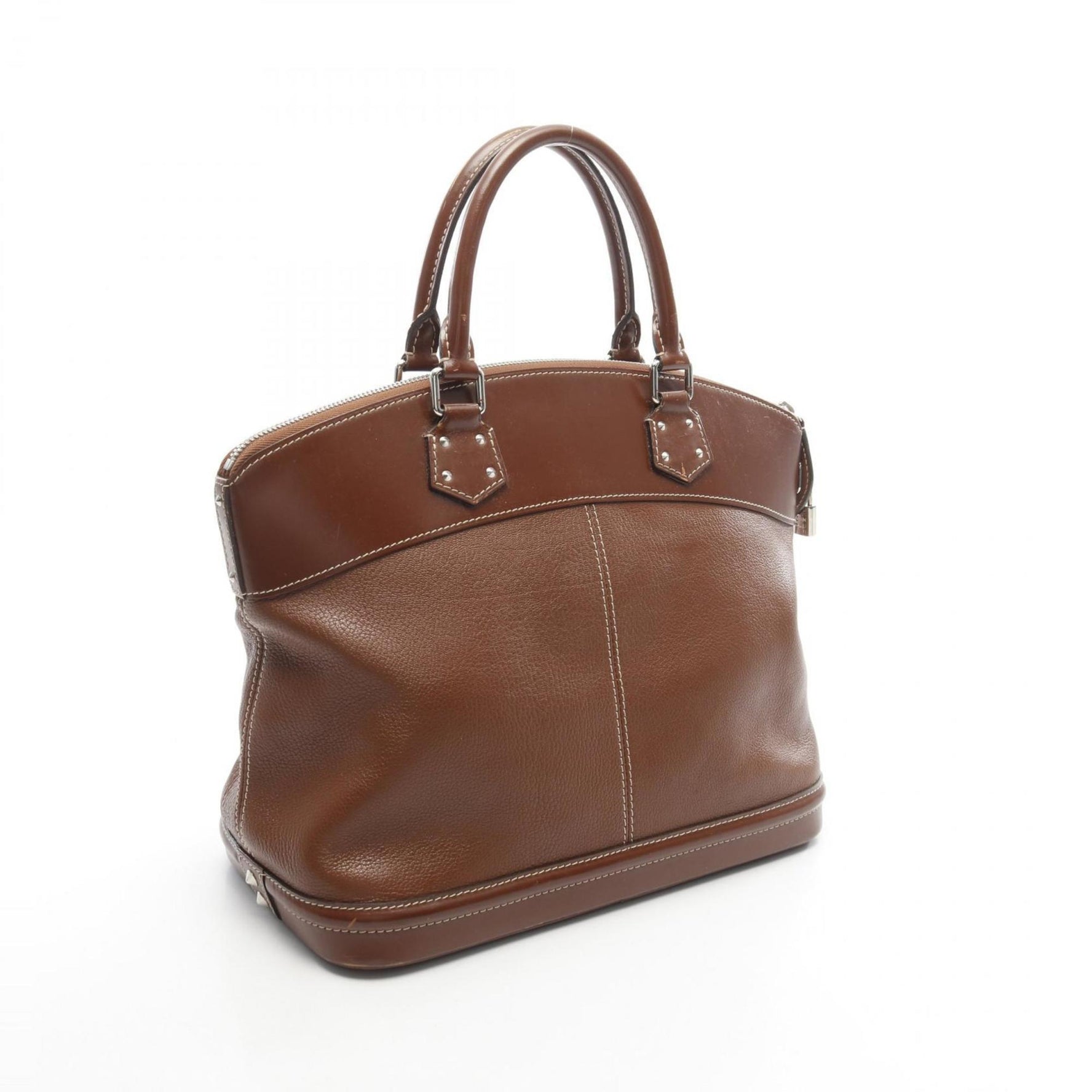 Louis Vuitton Lockit MM Sienne Handbag in Suhali Leather