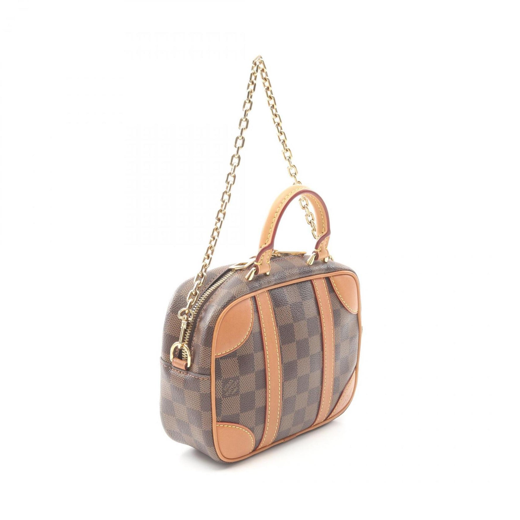 Louis Vuitton Valisette Souple BB Handbag, Coated Canvas and Leather with Damier Detail