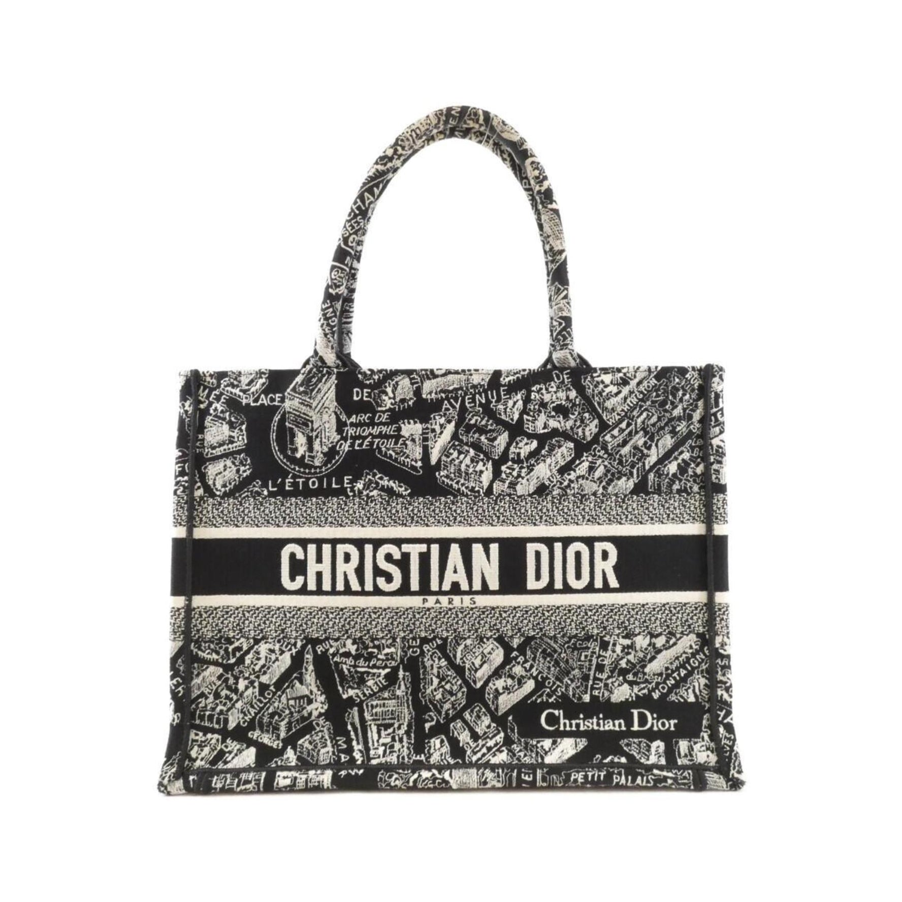 Christian Dior Plan de Paris Book Tote Medium Handbag