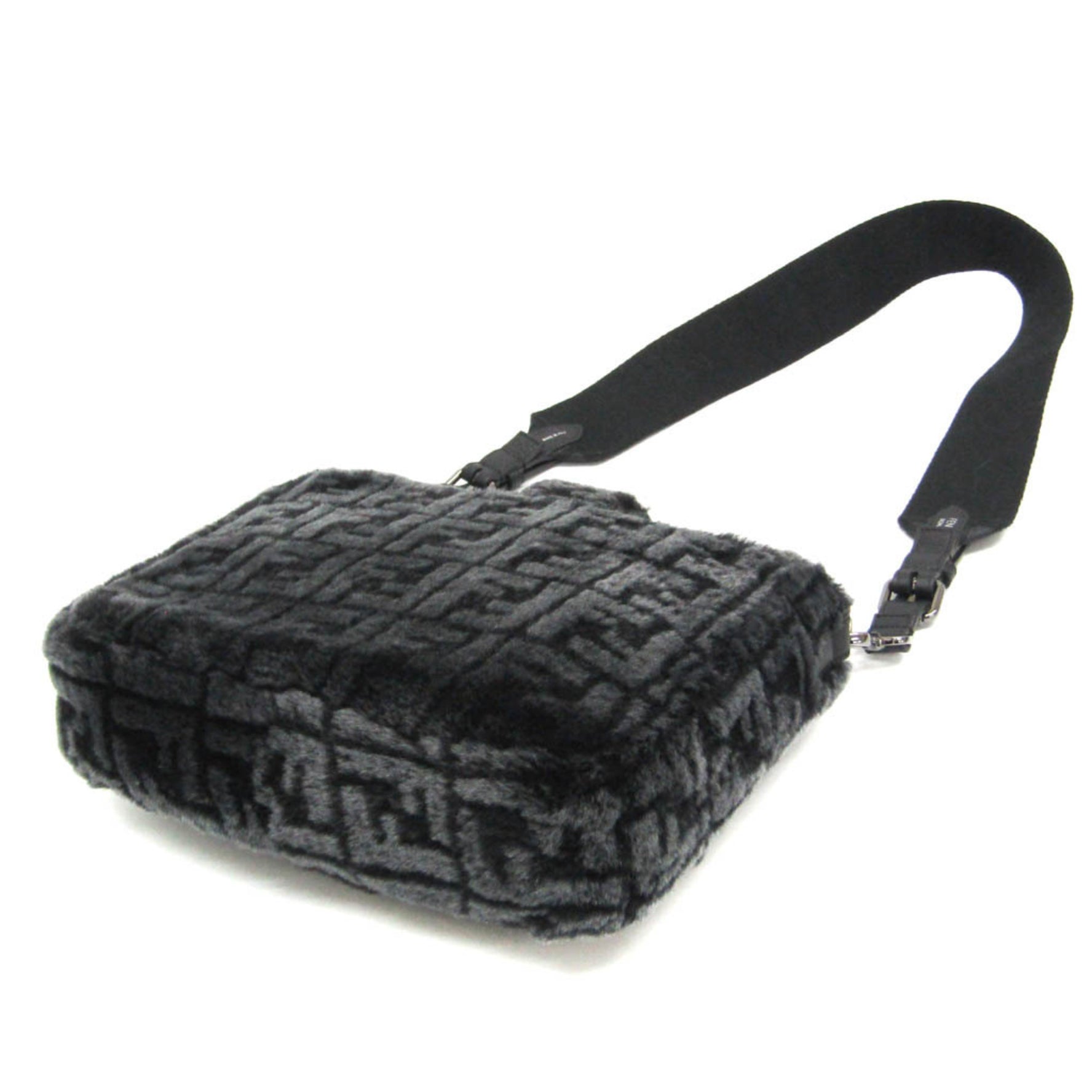 Fendi Baguette Messenger Medium Leather Shoulder Bag