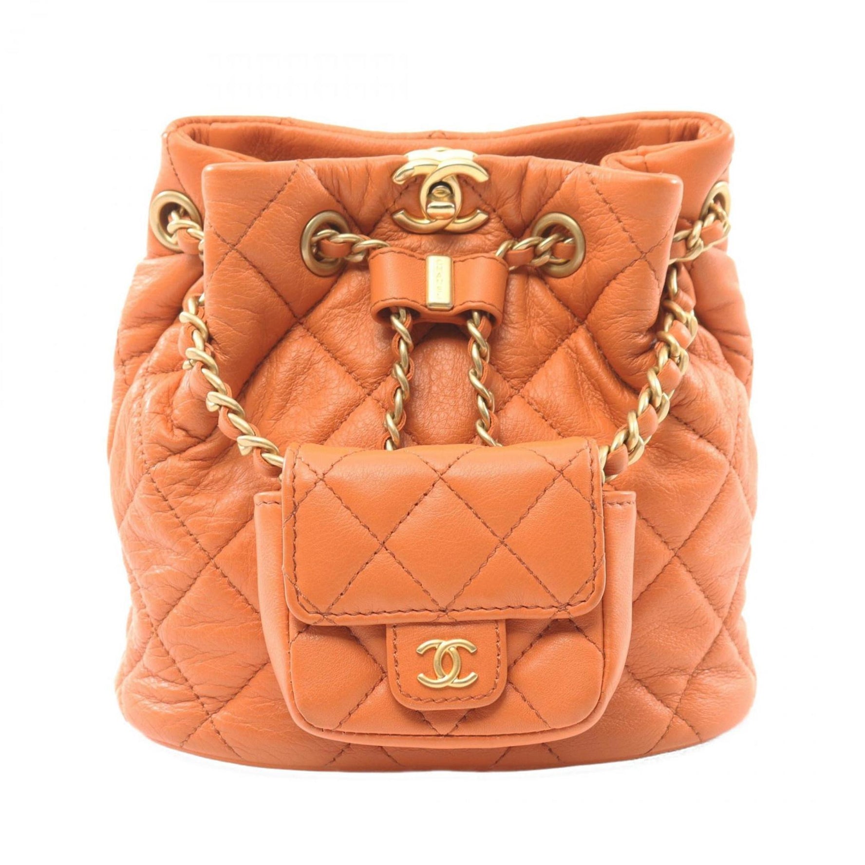 CHANEL Matelasse Backpack Leather