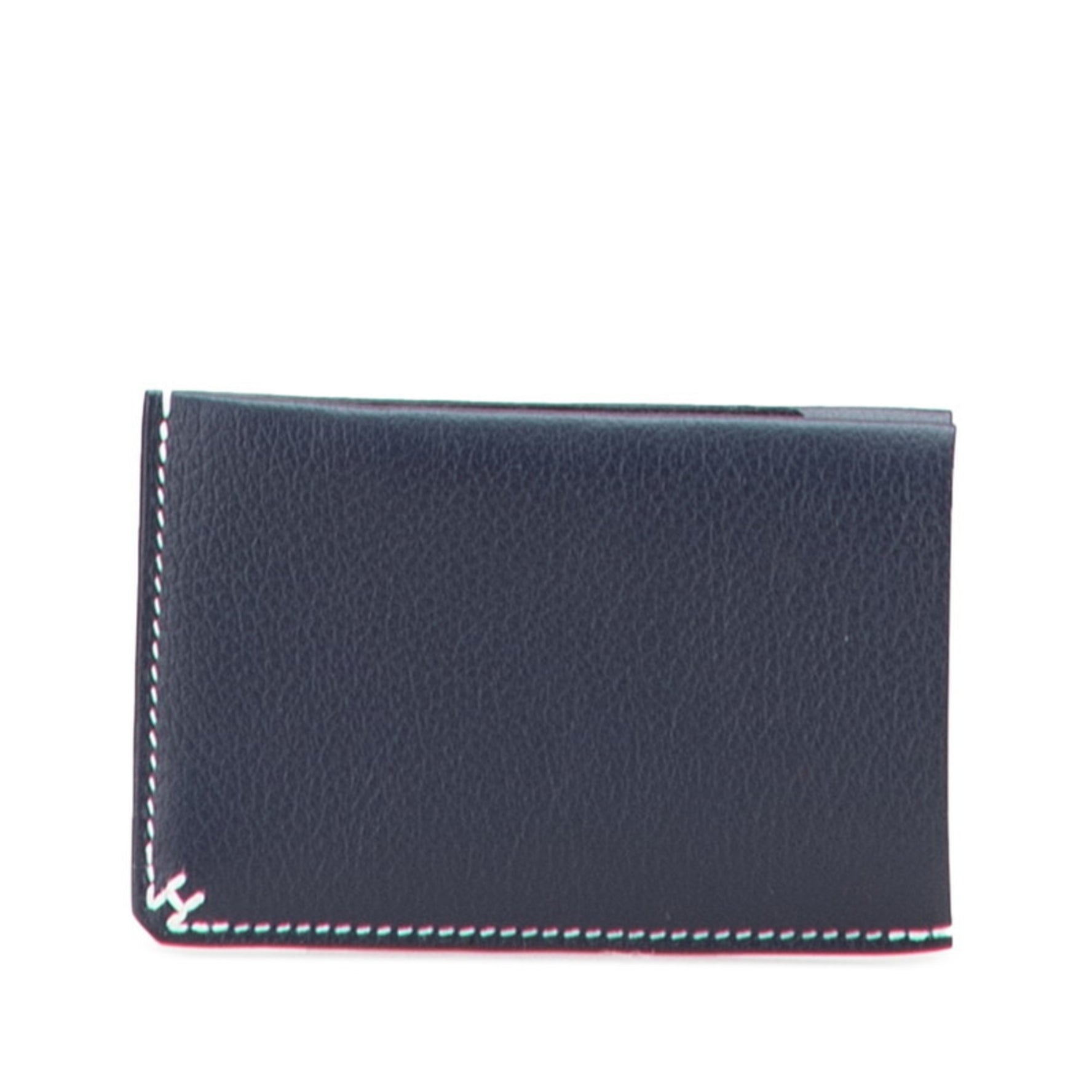 Hermès H Serie Card Case, Blue Nuit Navy, Evercolor, HERMES