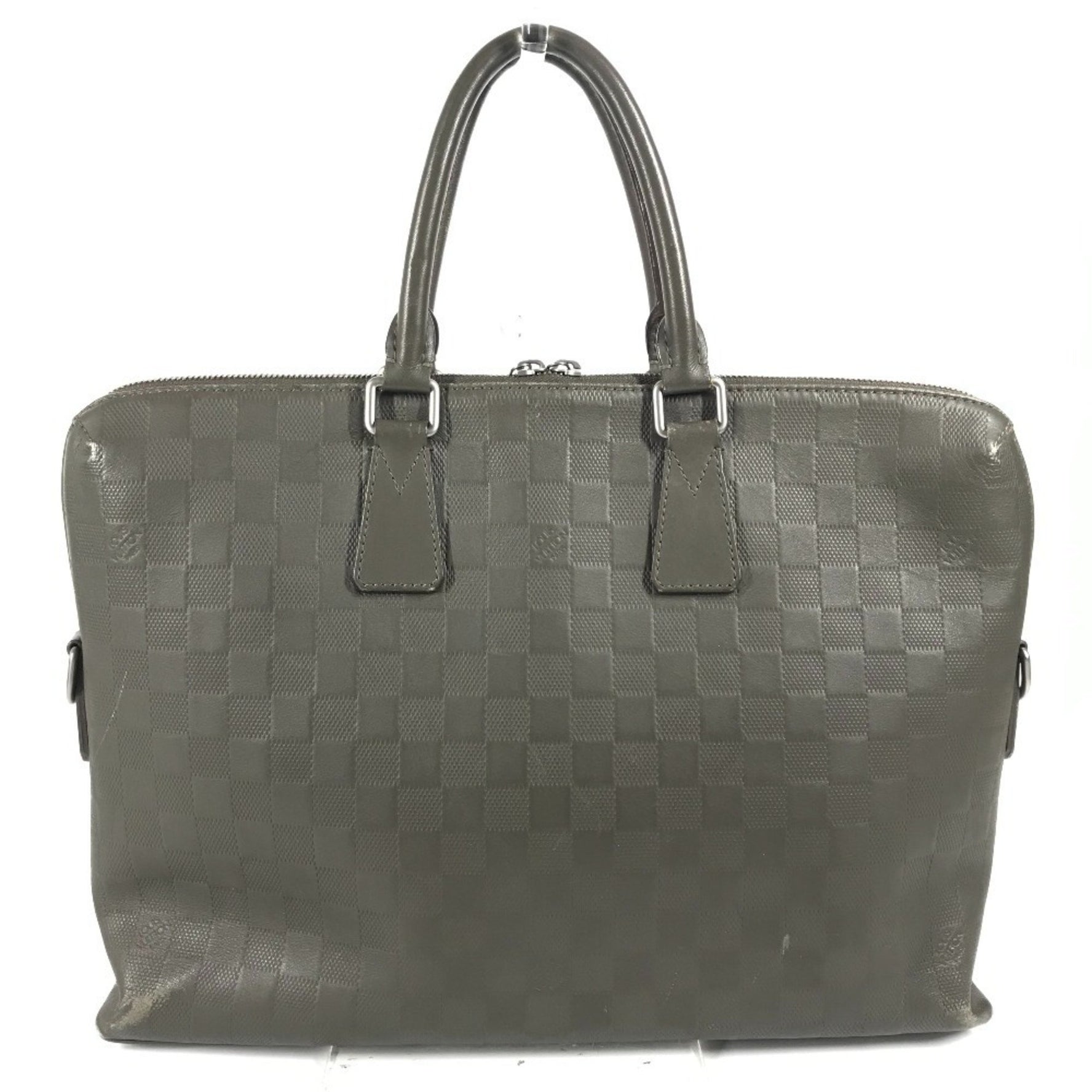 Louis Vuitton Damier Infini Porte Document Jour PDJ Bag Tote Briefcase Handbag Business Leather Men's Grani Greige