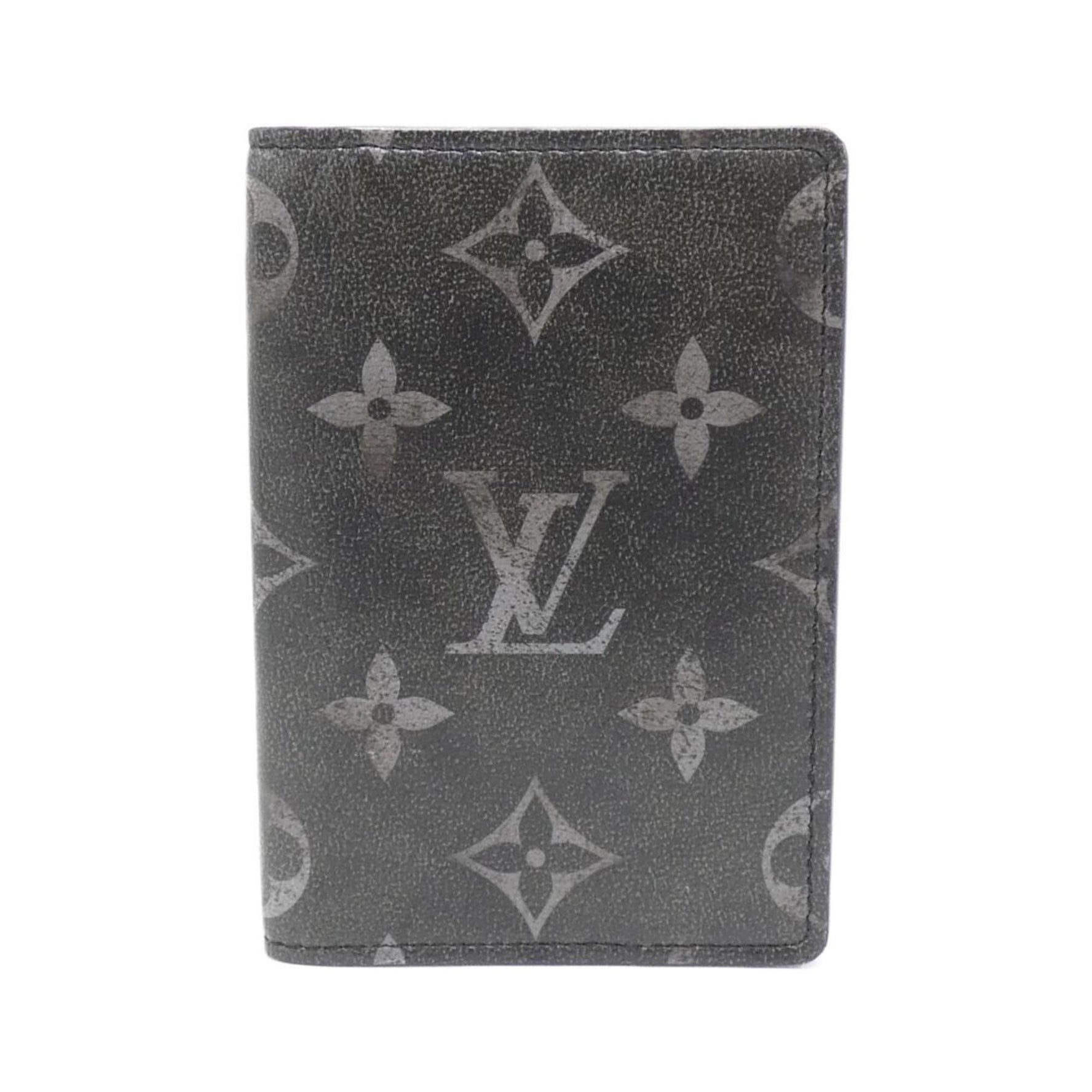 Louis Vuitton Brushed Monogram Business Card Holder/Card Case Organizer Deux Poche