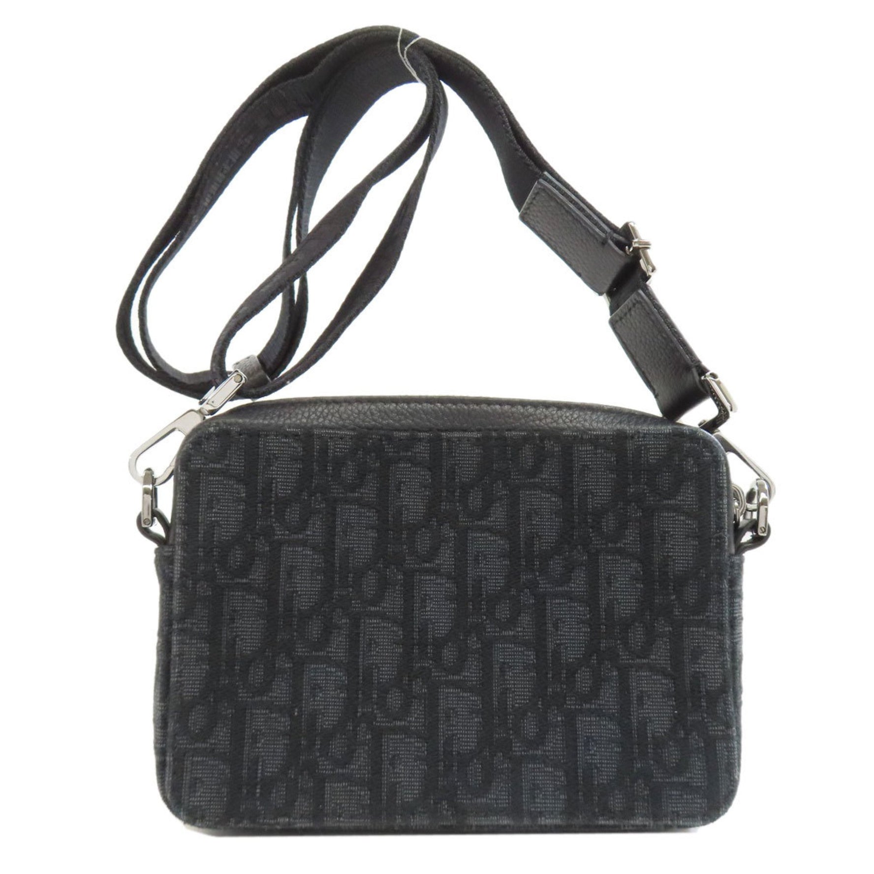 Christian Dior Oblique Shoulder Bag Canvas CHRISTIAN DIOR