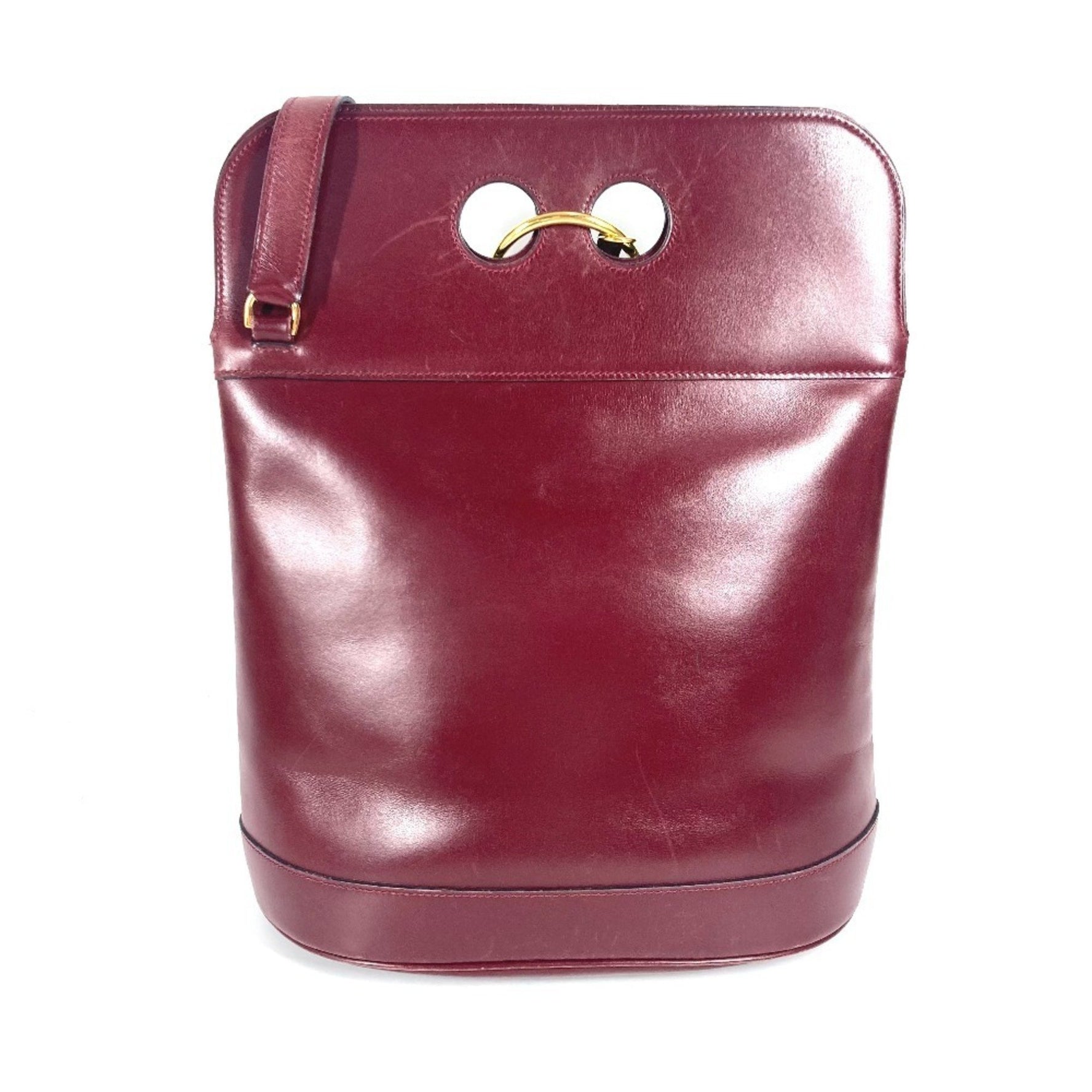 HERMES Vintage Alix Shoulder Bag, Leather