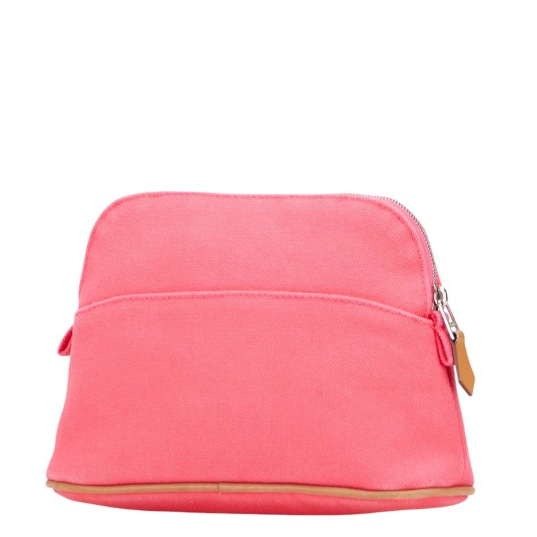 Hermes Hermès Bolide Pouch 20, a pouch for small items, in hibiscus canvas and leather.