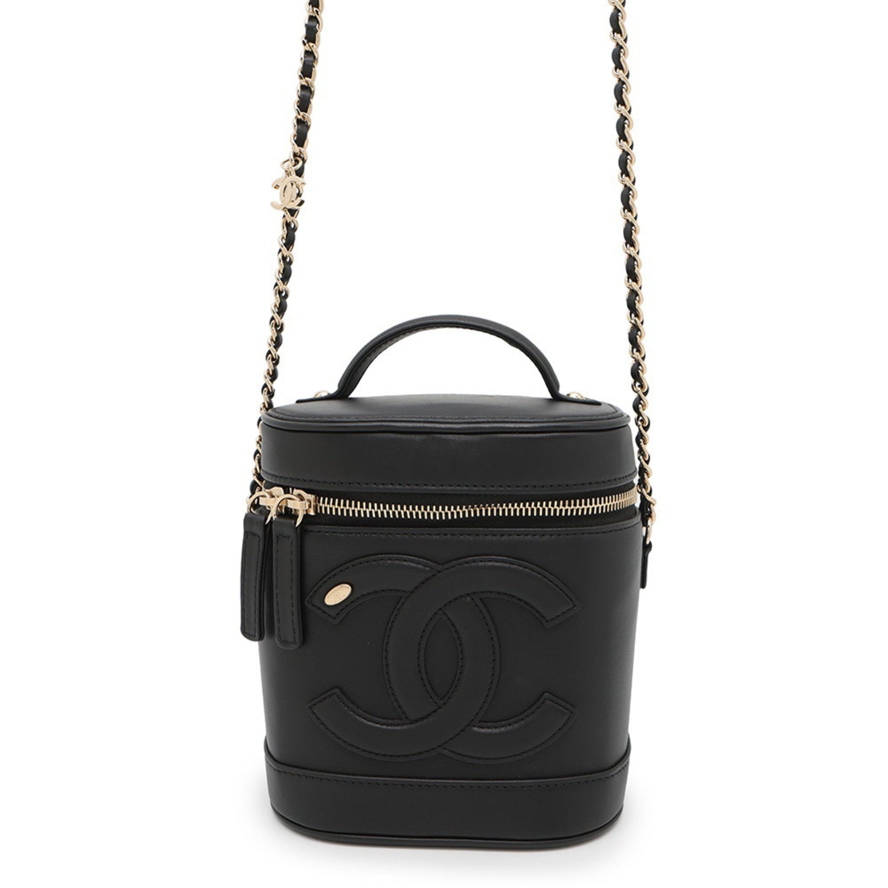 Chanel Vanity Chain Shoulder Bag with Coco Mark, Lambskin