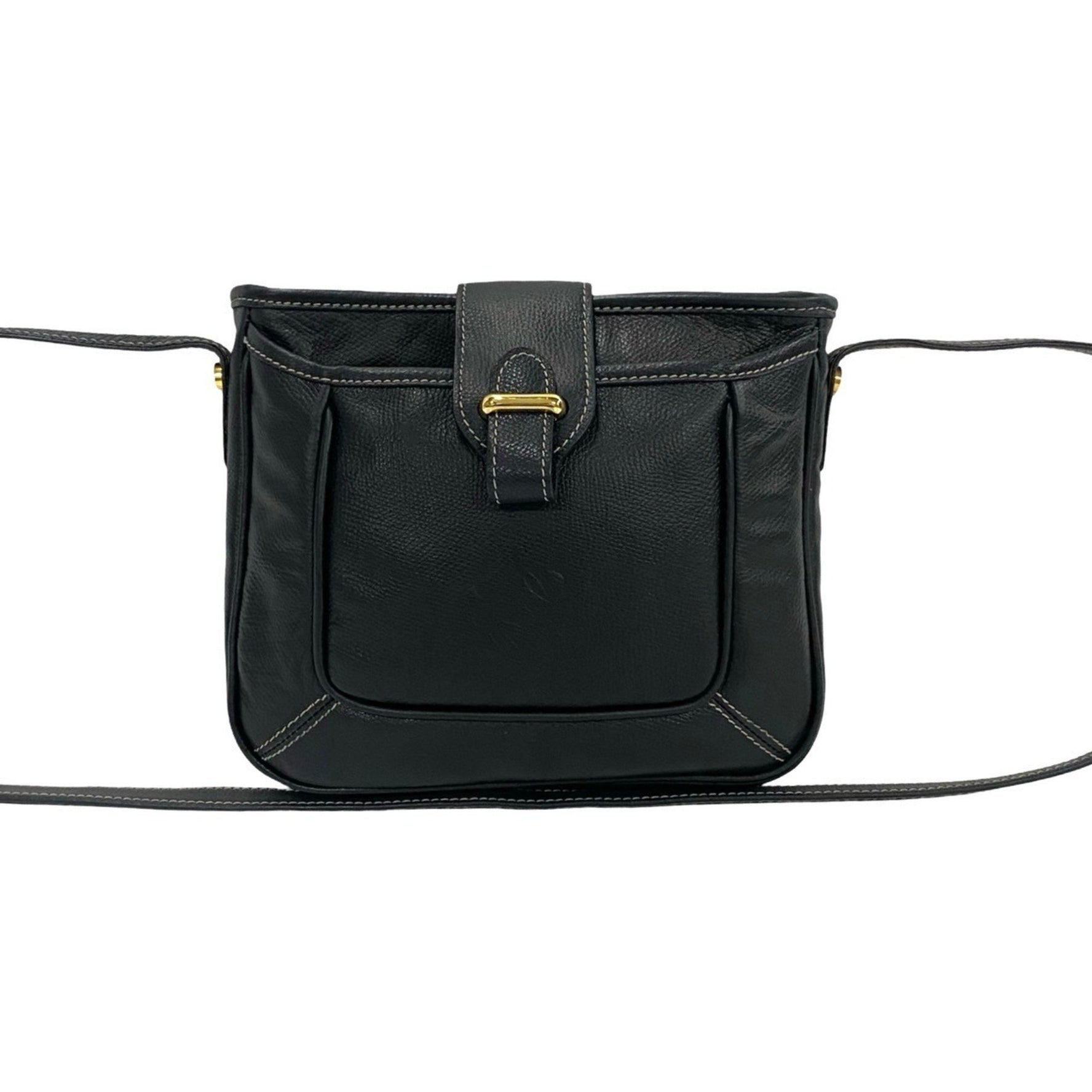 LOEWE Anagram Logo Leather Genuine Mini Shoulder Bag/Sacoche/Pochette Blue