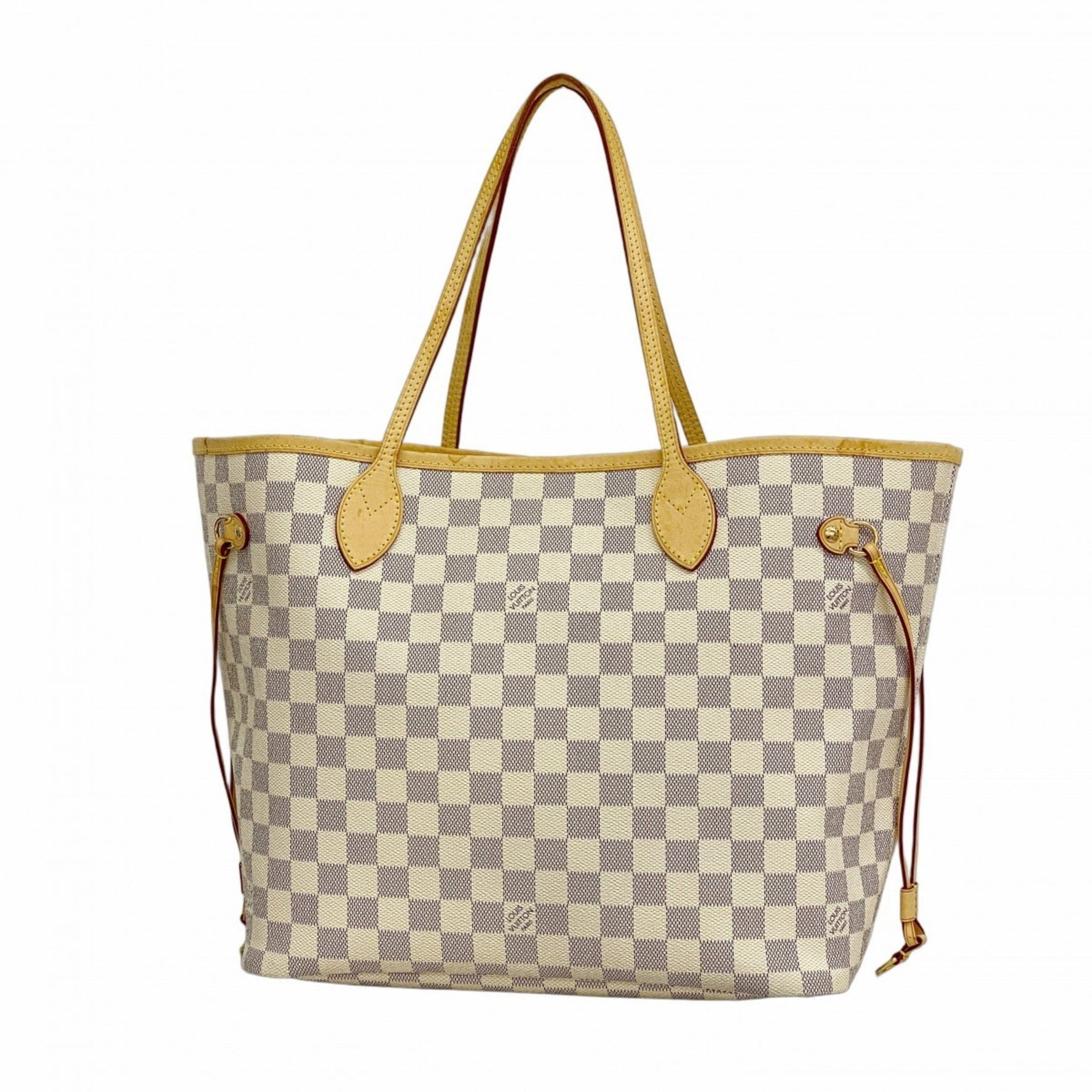 Louis Vuitton Damier Azur Neverfull MM Tote Bag