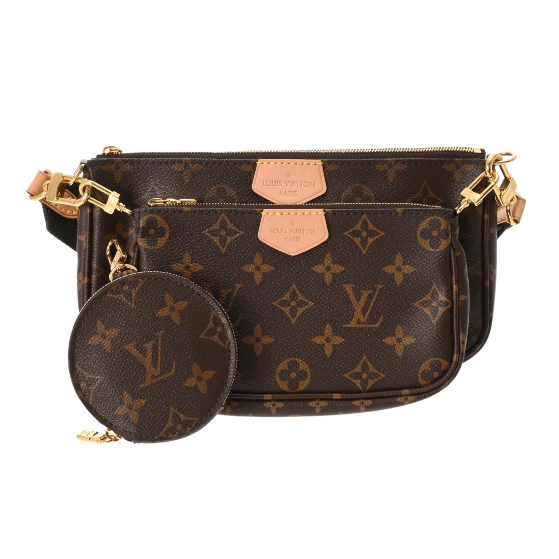 LOUIS VUITTON Monogram Multi Pochette Accessoires Canvas Shoulder Bag