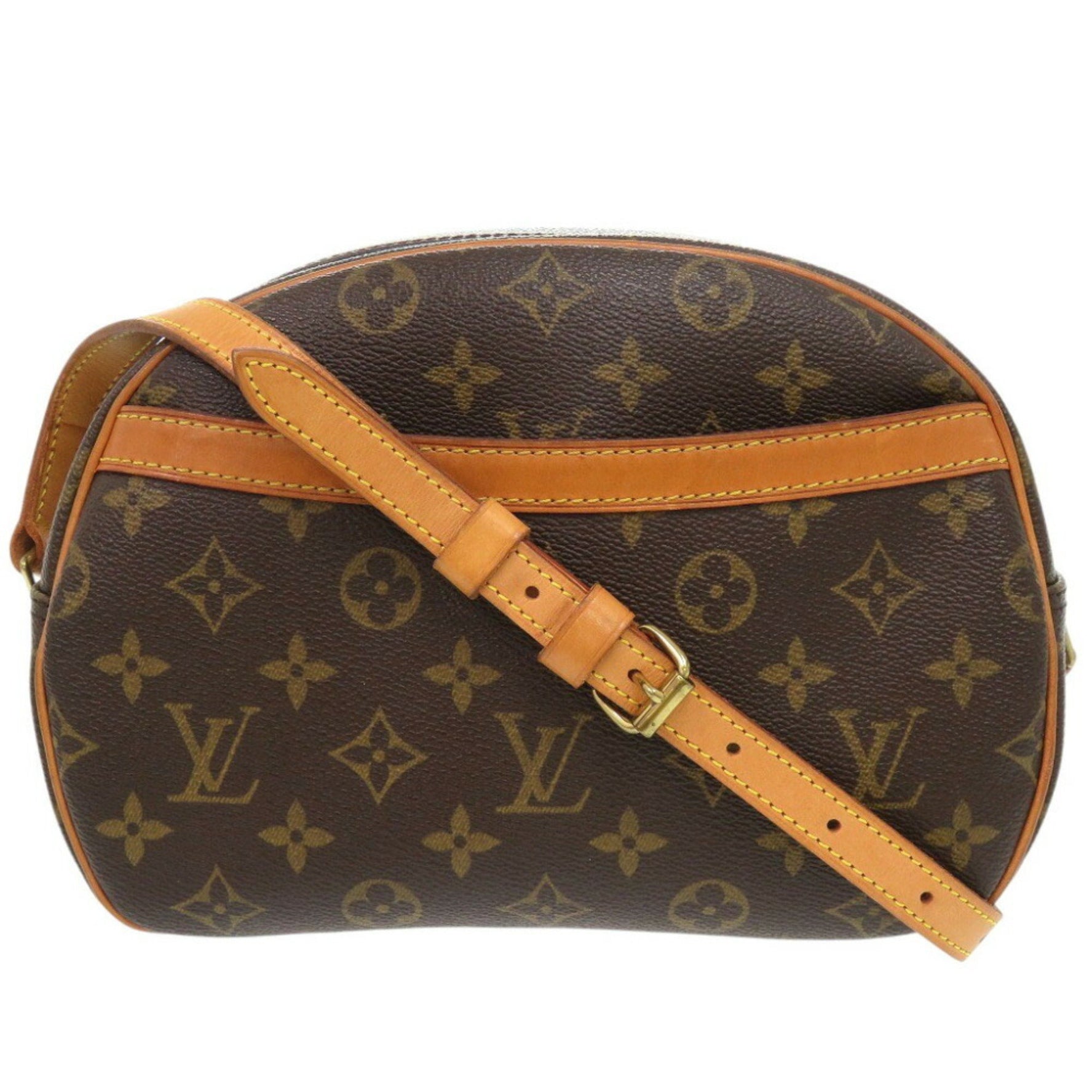 Louis Vuitton Blois Monogram Brown Shoulder Bag 1881