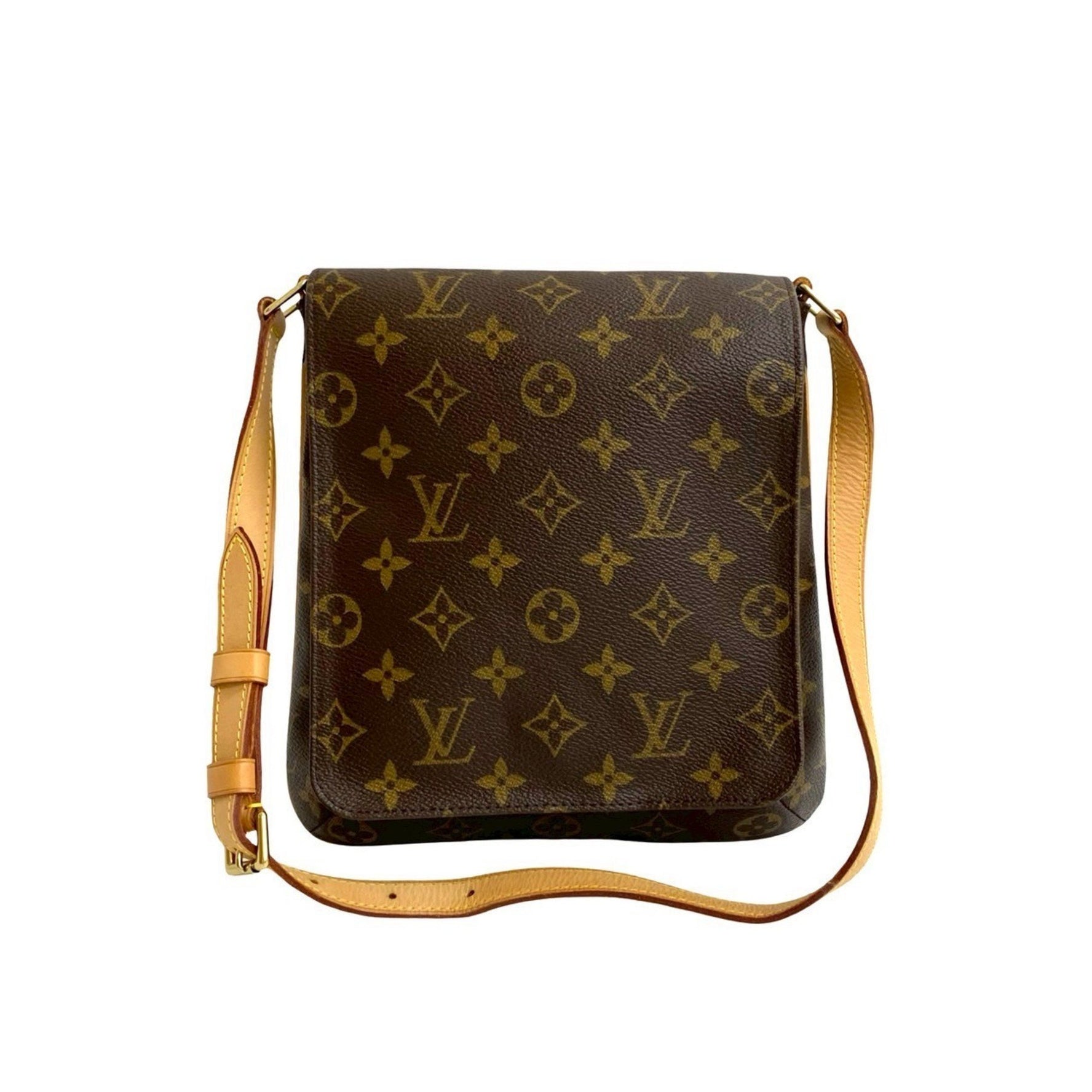 Louis Vuitton Musette Salsa Monogram Leather Semi-Shoulder Bag