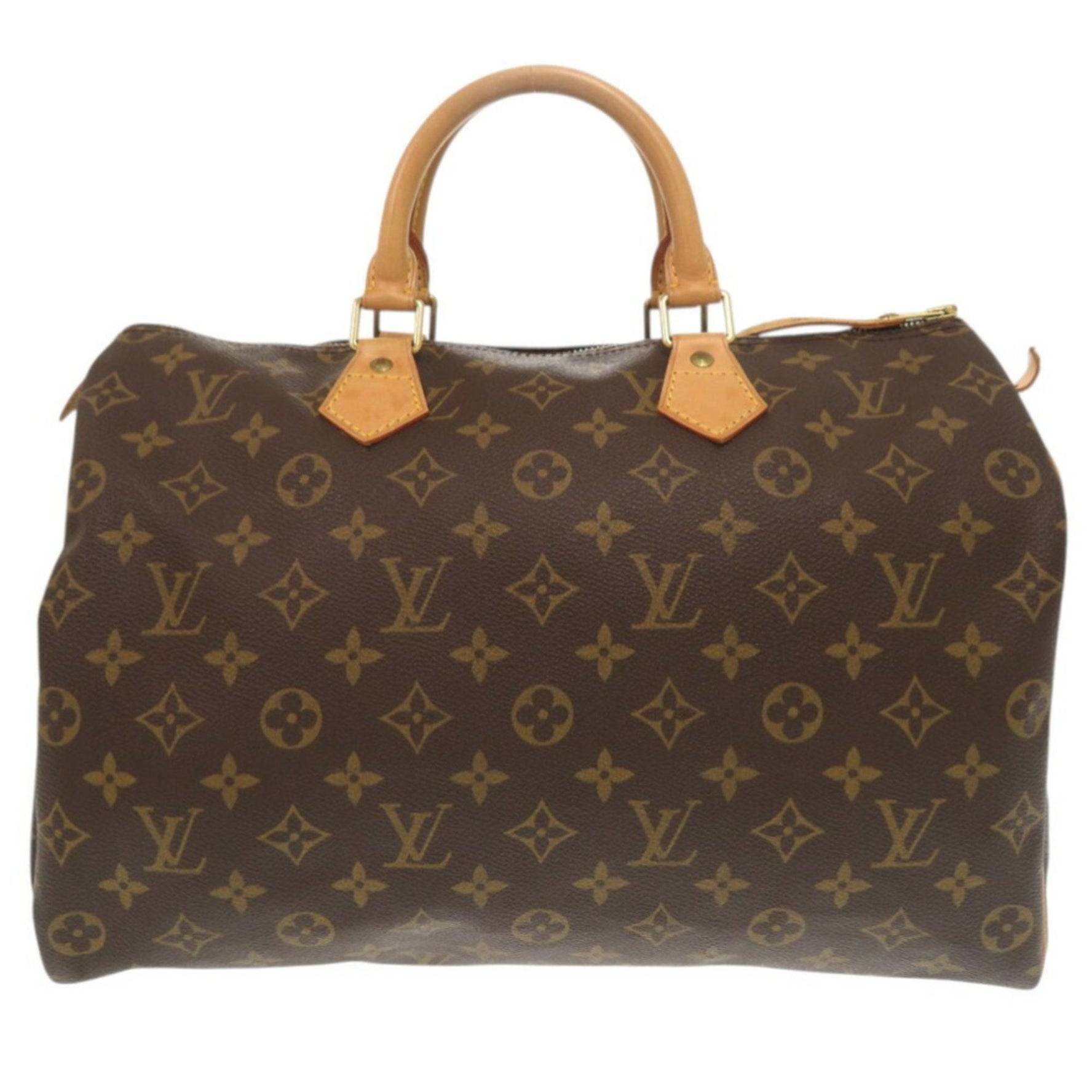Louis Vuitton Speedy 35 Monogram Brown Handbag LV 1205