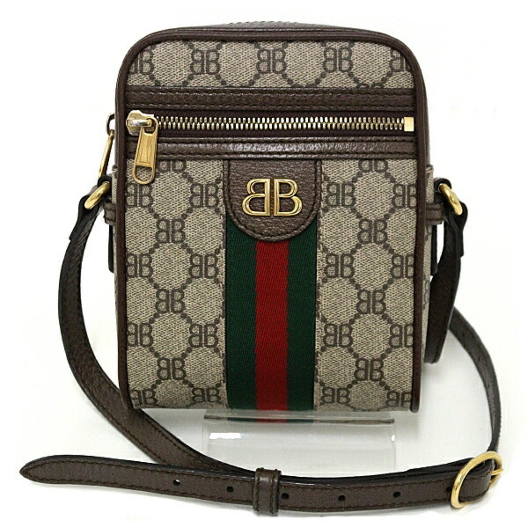 BALENCIAGA x Gucci The Hacker Project Shoulder Bag Ophidia & Ebony