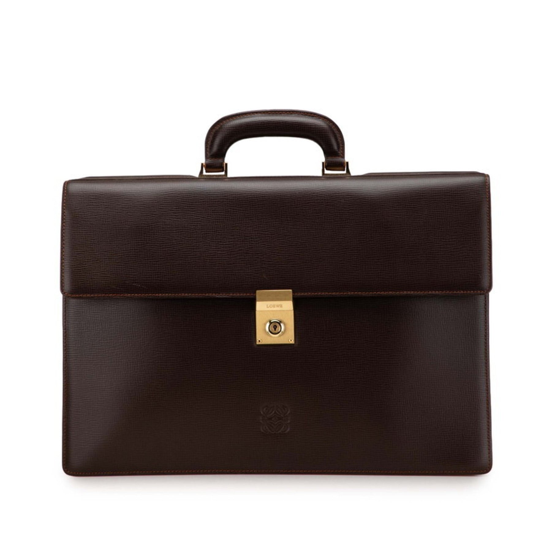 LOEWE Anagram Briefcase, Leather
