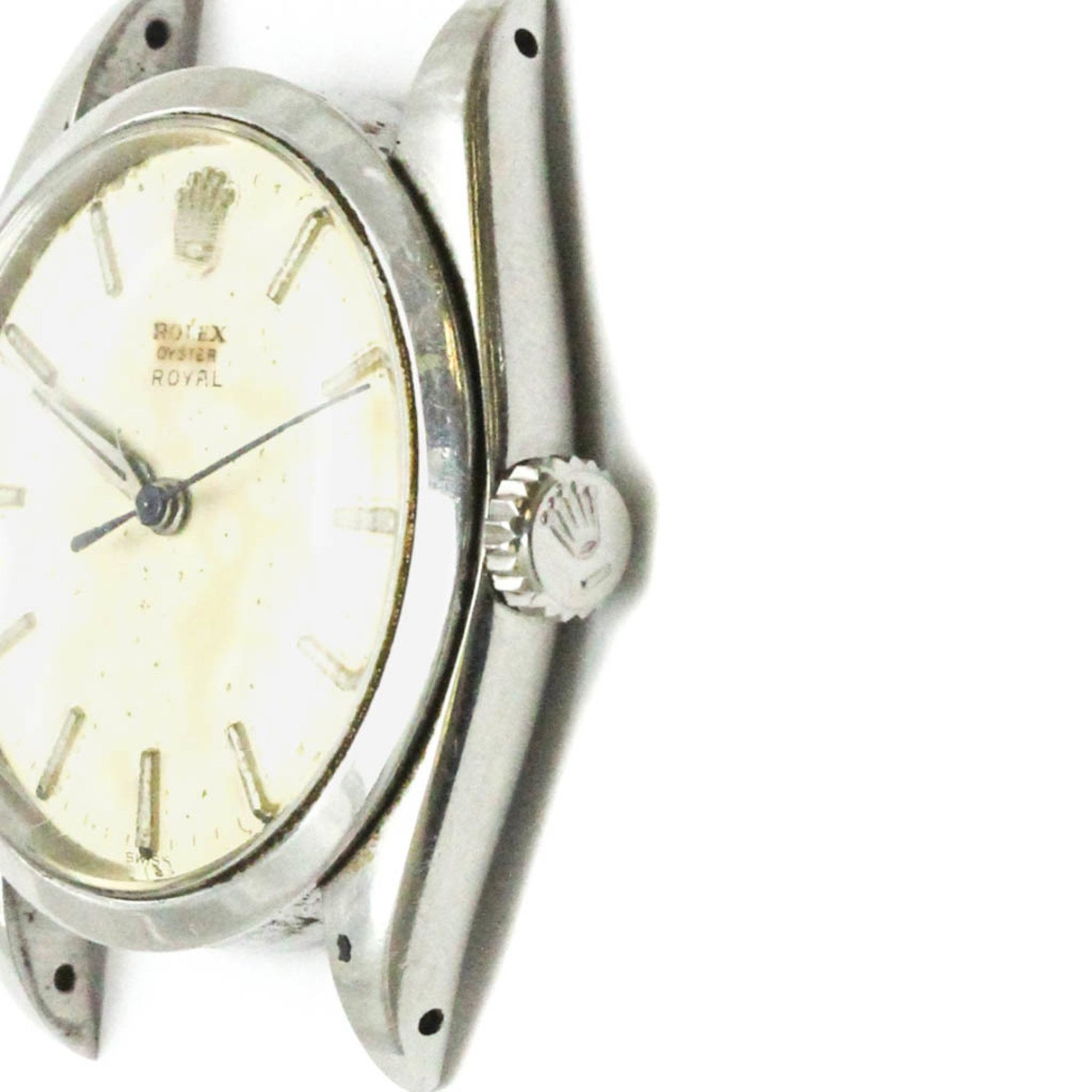 Vintage ROLEX Oyster Precision 6426 Steel Watch Head Only