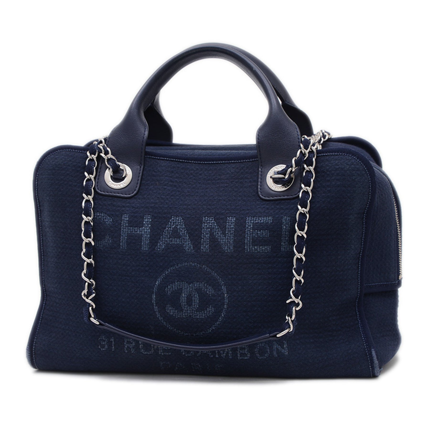 Chanel Deauville Bowling Bag, Hand/Shoulder Medium, BP