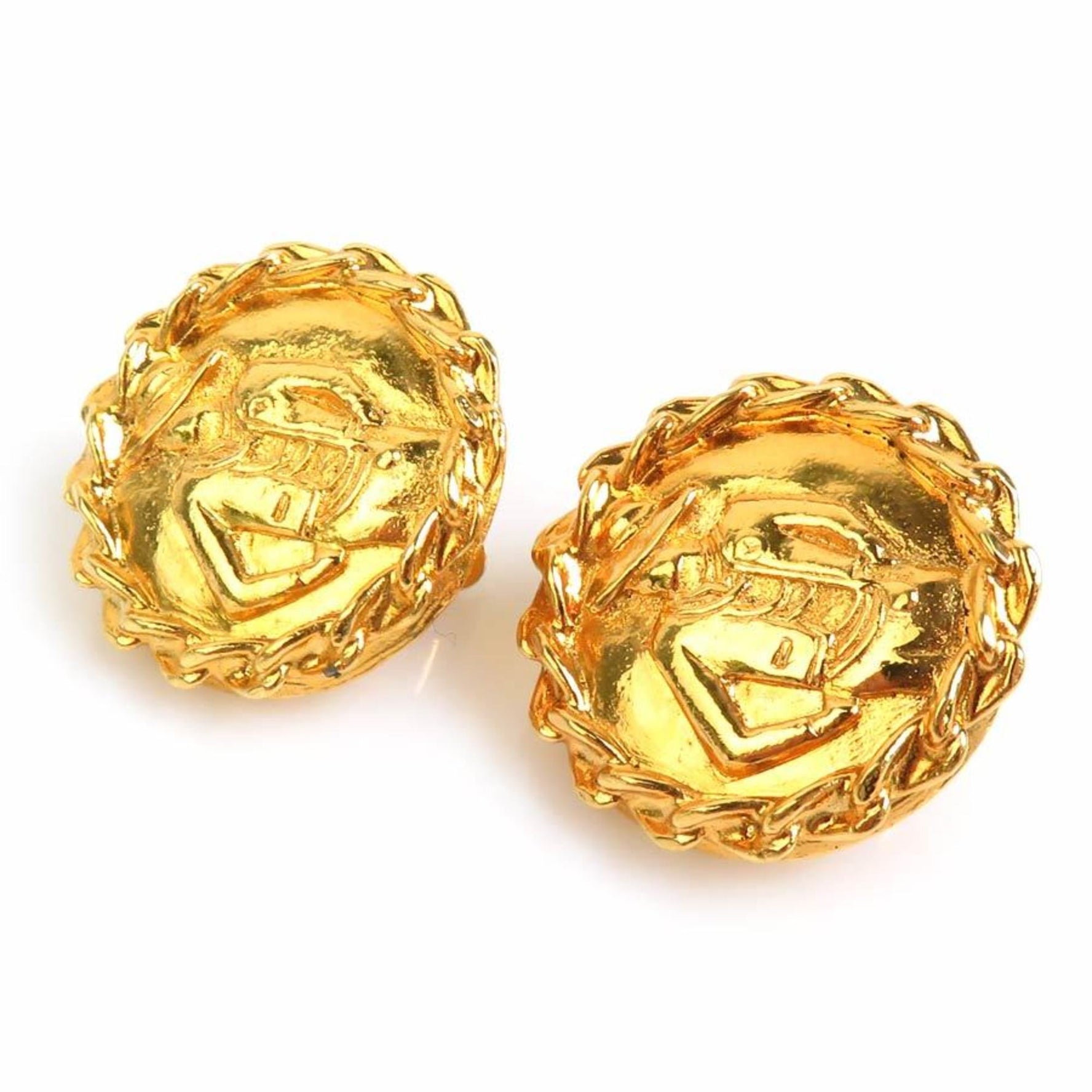 CHANEL Earrings Mademoiselle Metal