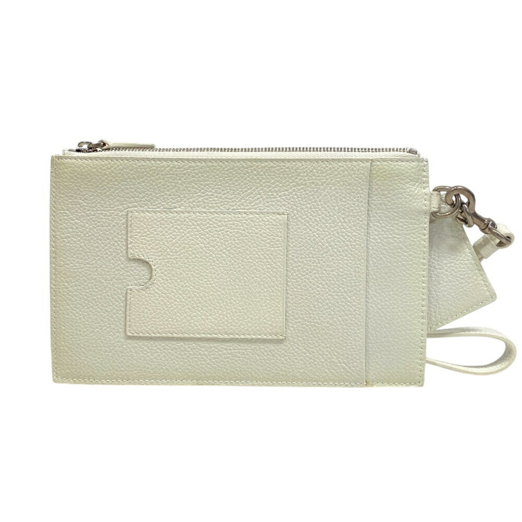 BALENCIAGA Cash Pouch Card Case Travel High White
