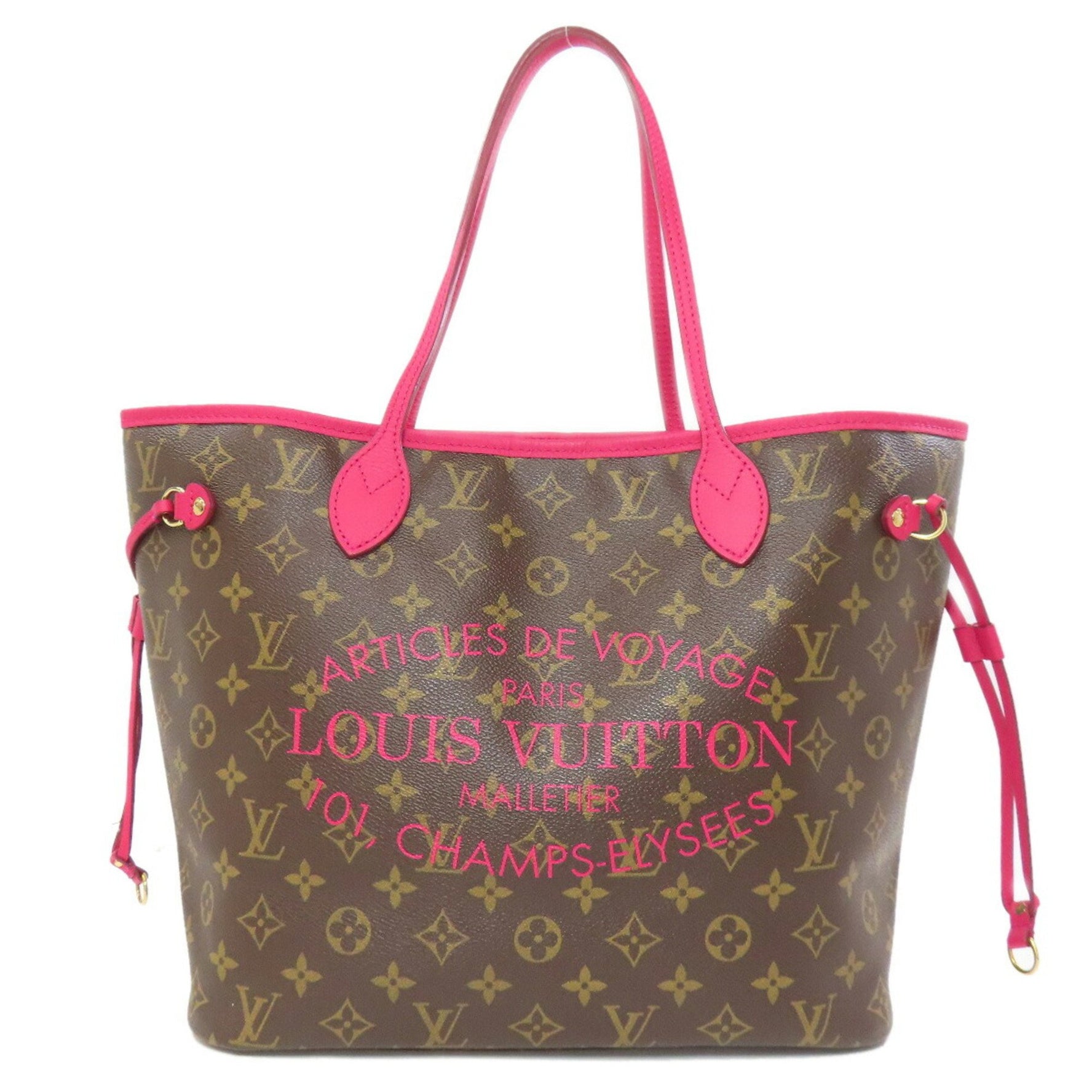 Louis Vuitton Neverfull MM Ikat Flower Tote Bag Monogram Canvas