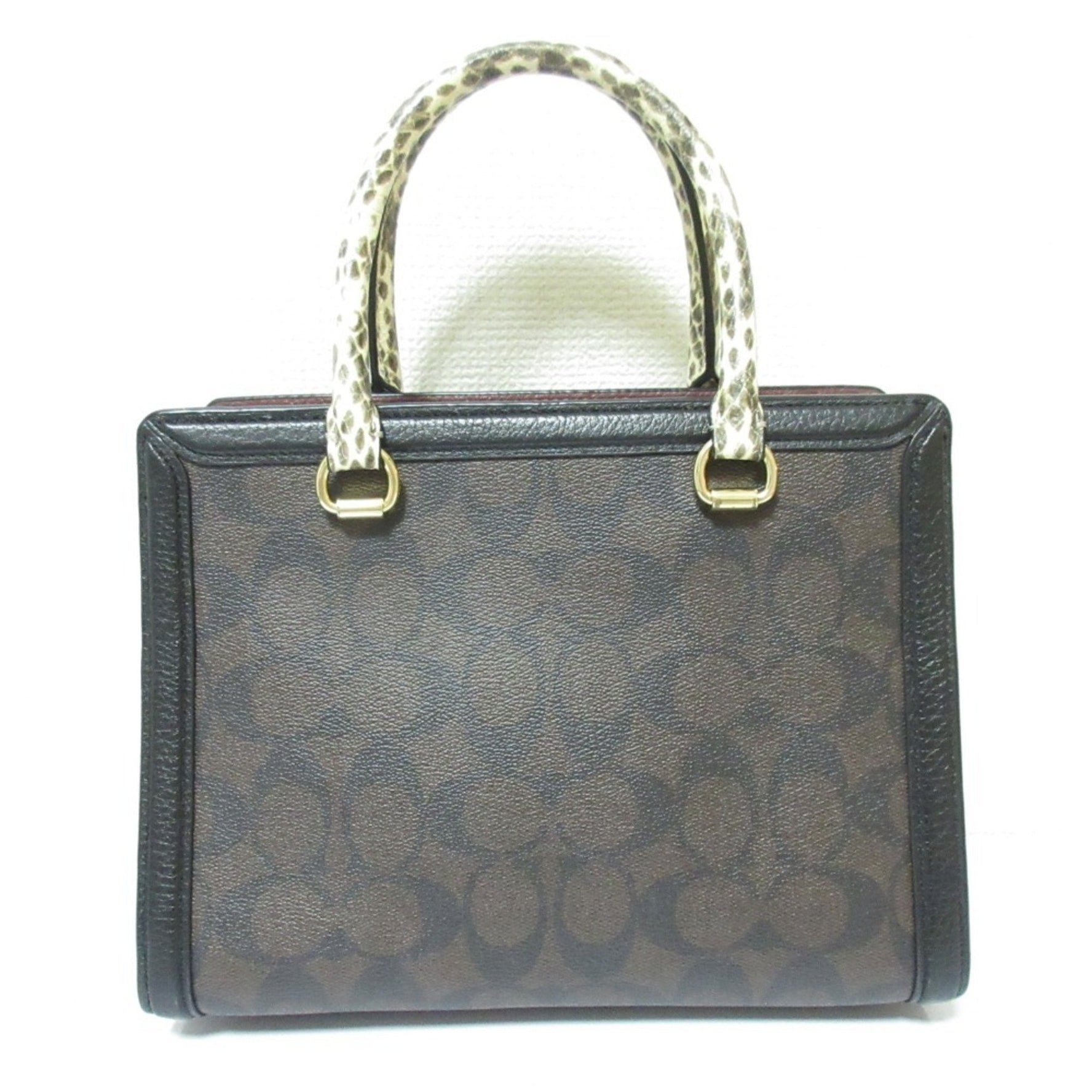 COACH Grace Carryall Signature Handbag Shoulder Bag Multicolor