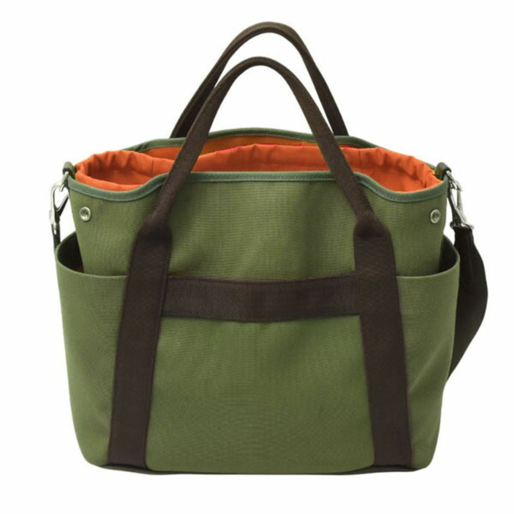 Hermes and Men's Sac de Pansage Groom Tote Bag A Engraved Khaki Fou