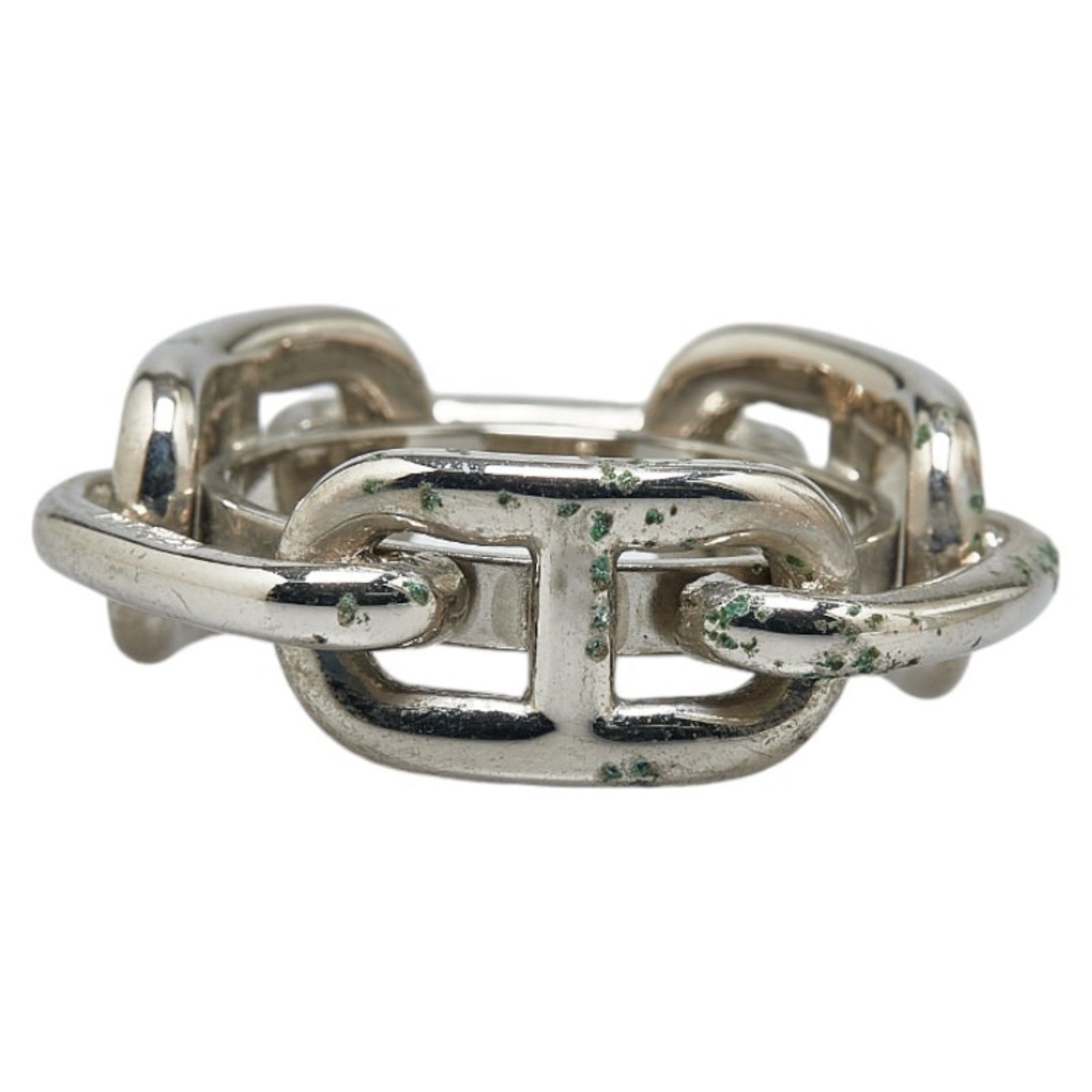 Hermes Chaine d'Ancre scarf ring metal