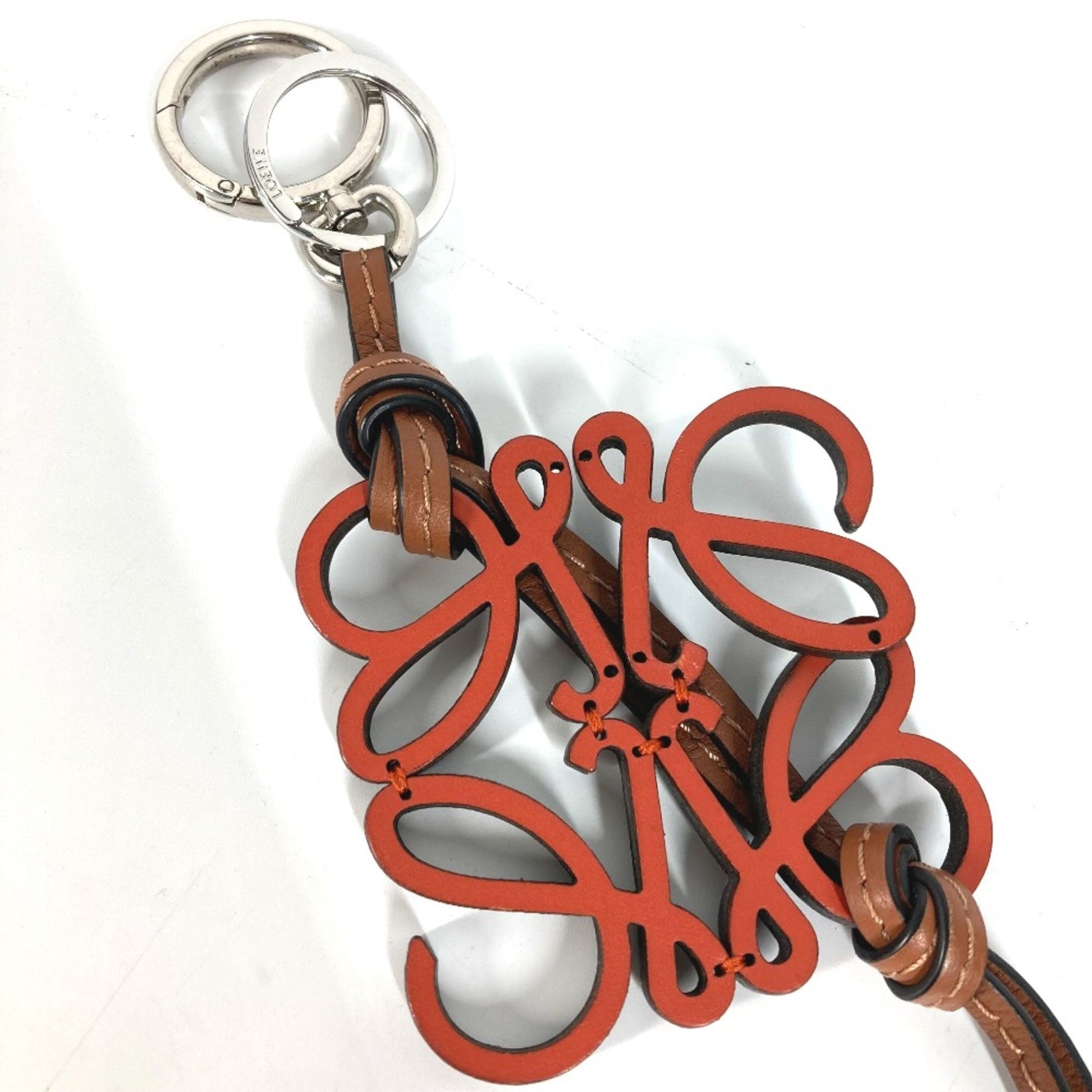 Loewe Bag Charm Key Holder Based BrownBased