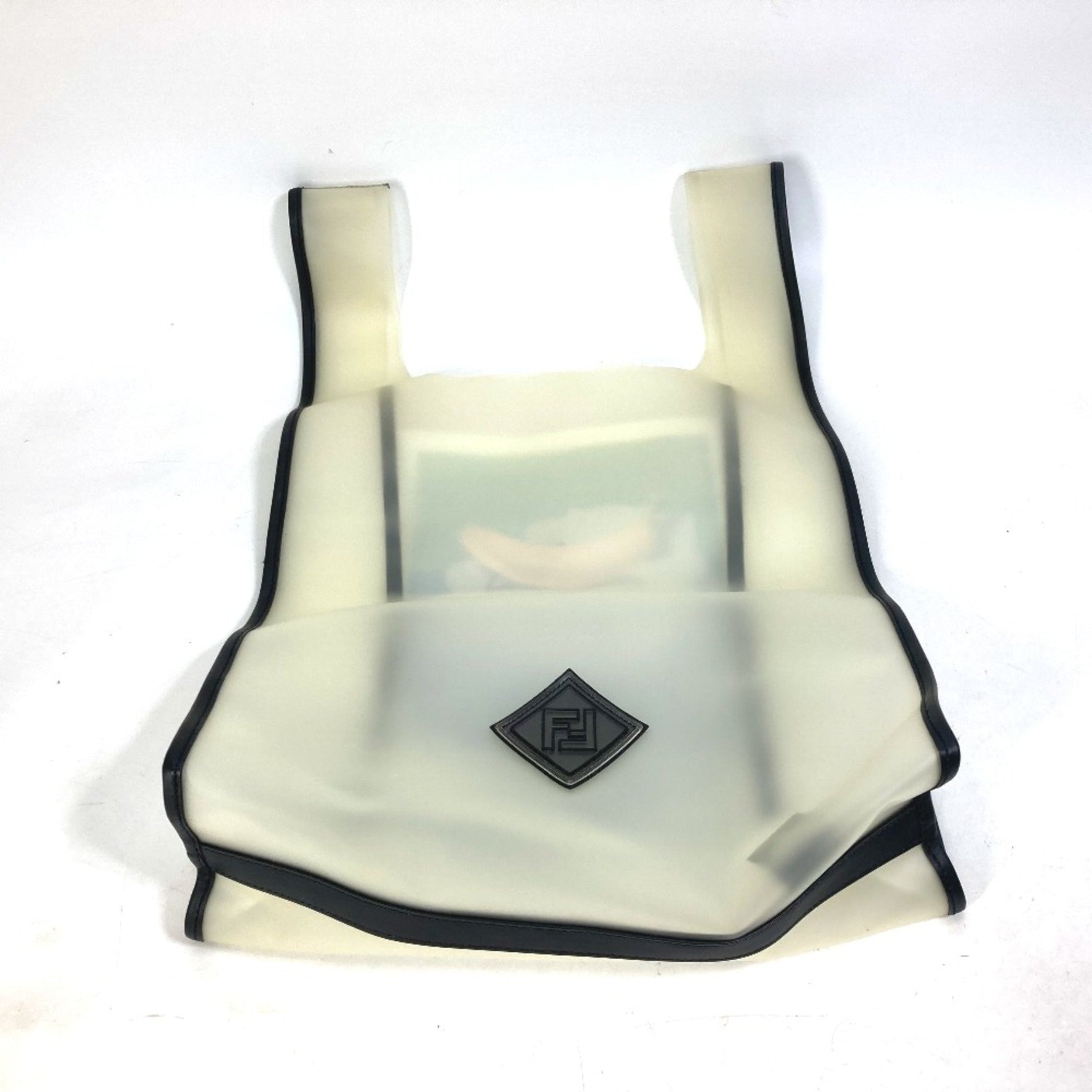 Fendi banana fruit eco bag bag Hand Bag clear Black