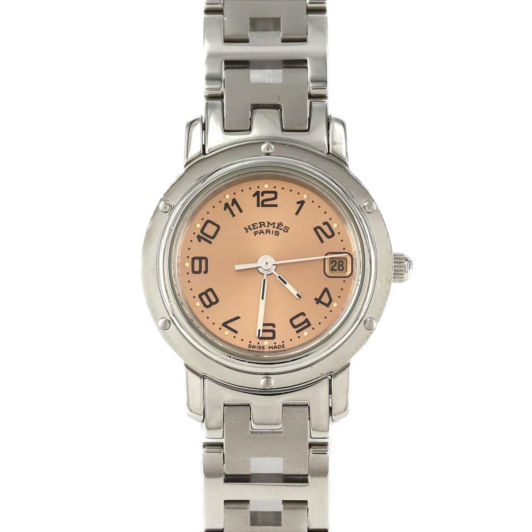Hermes Clipper SS Quartz Watch