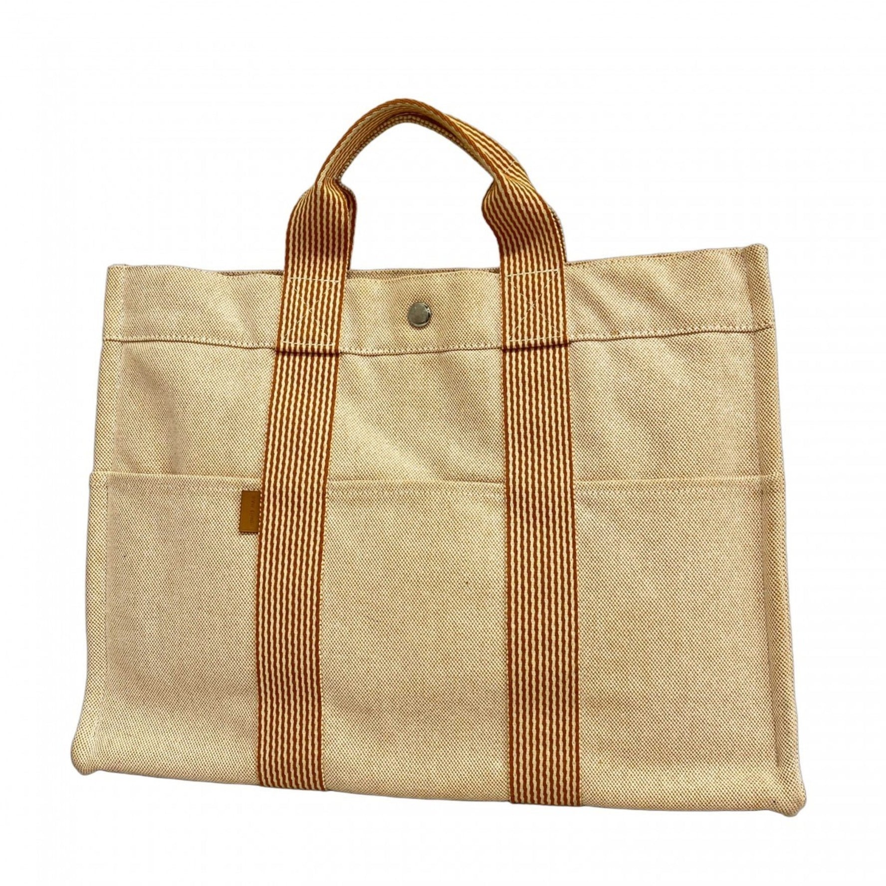 Hermes New Fool Tote MM Canvas Bag
