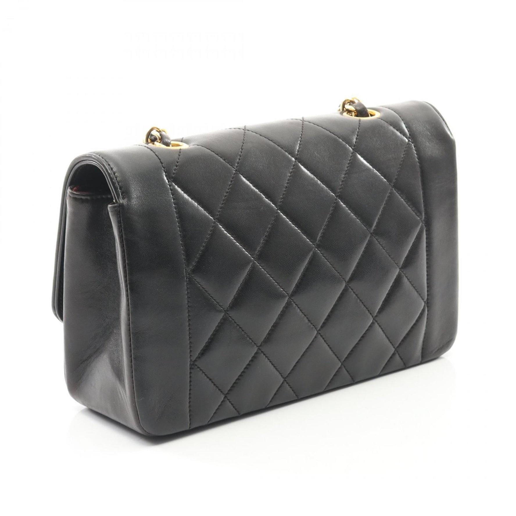 CHANEL Matelasse Diana Flap Shoulder Bag in Lambskin Leather