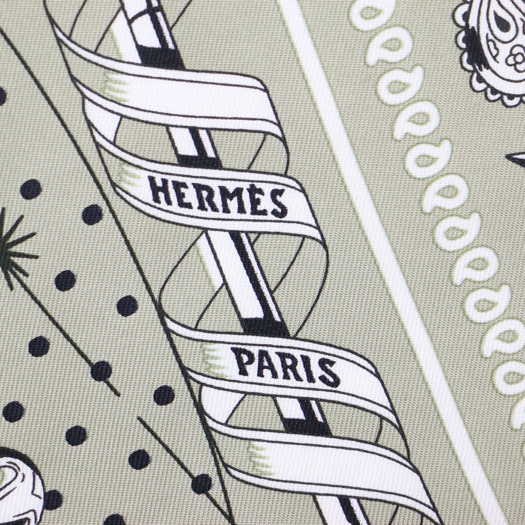 HERMES Silk Bandana 55 Chorus Stellarum Scarf Muffler