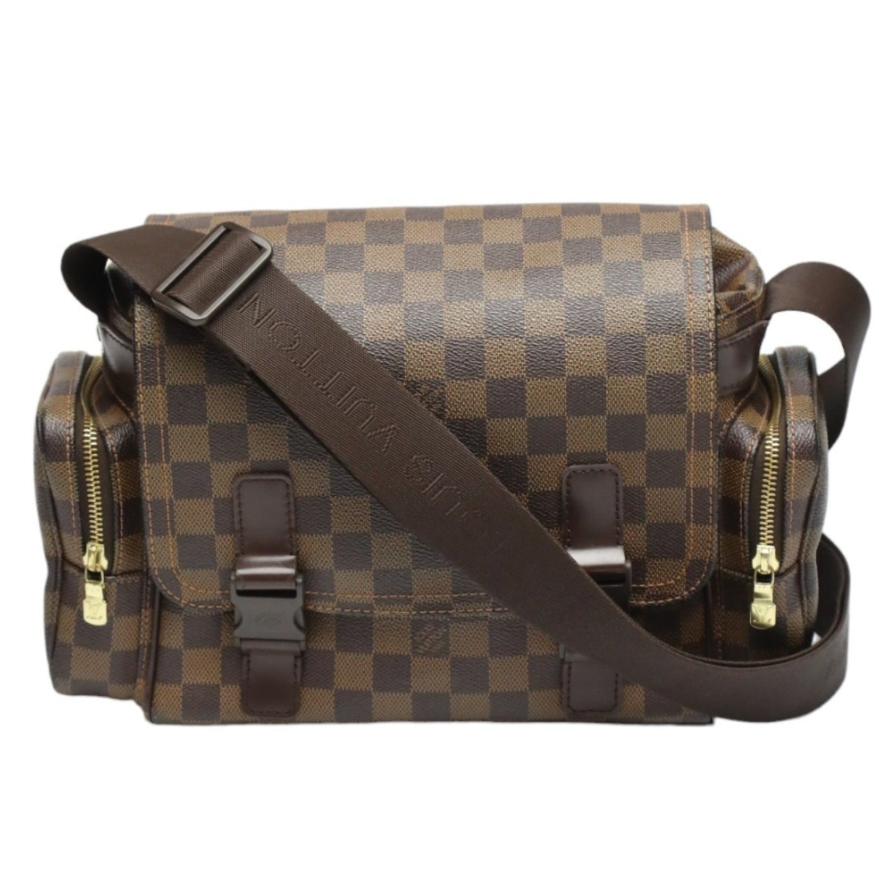 Louis Vuitton Shoulder Bag Damier Reporter Melville Canvas Brown LV
