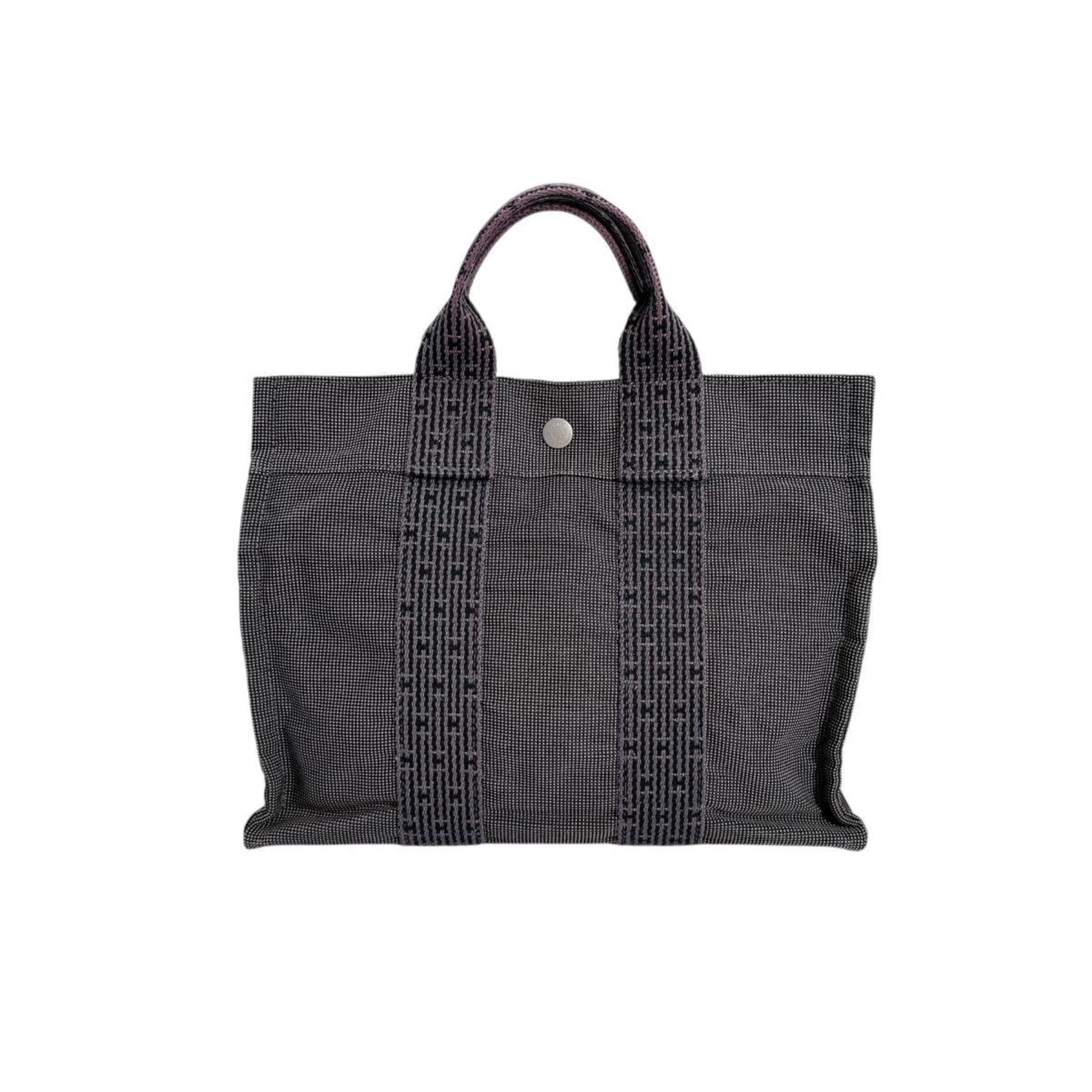 Hermes Hermès Air Line PM Tote Bag, Business Canvas
