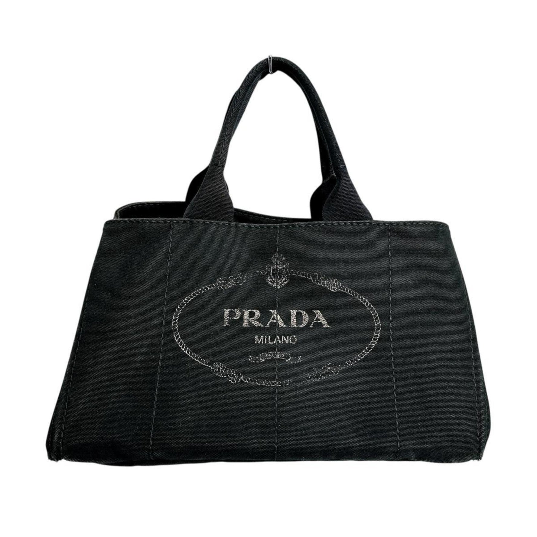 PRADA Tote Bag Large Canapa GM Canvas