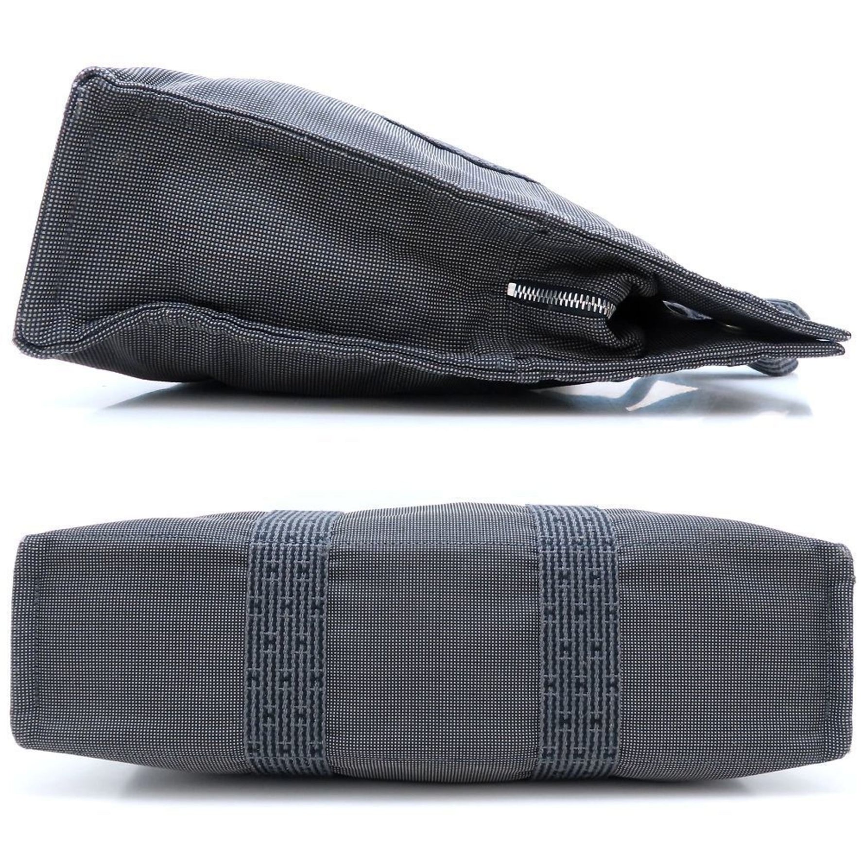 HERMES Air Line Tote MM Handbag in Nylon Canvas