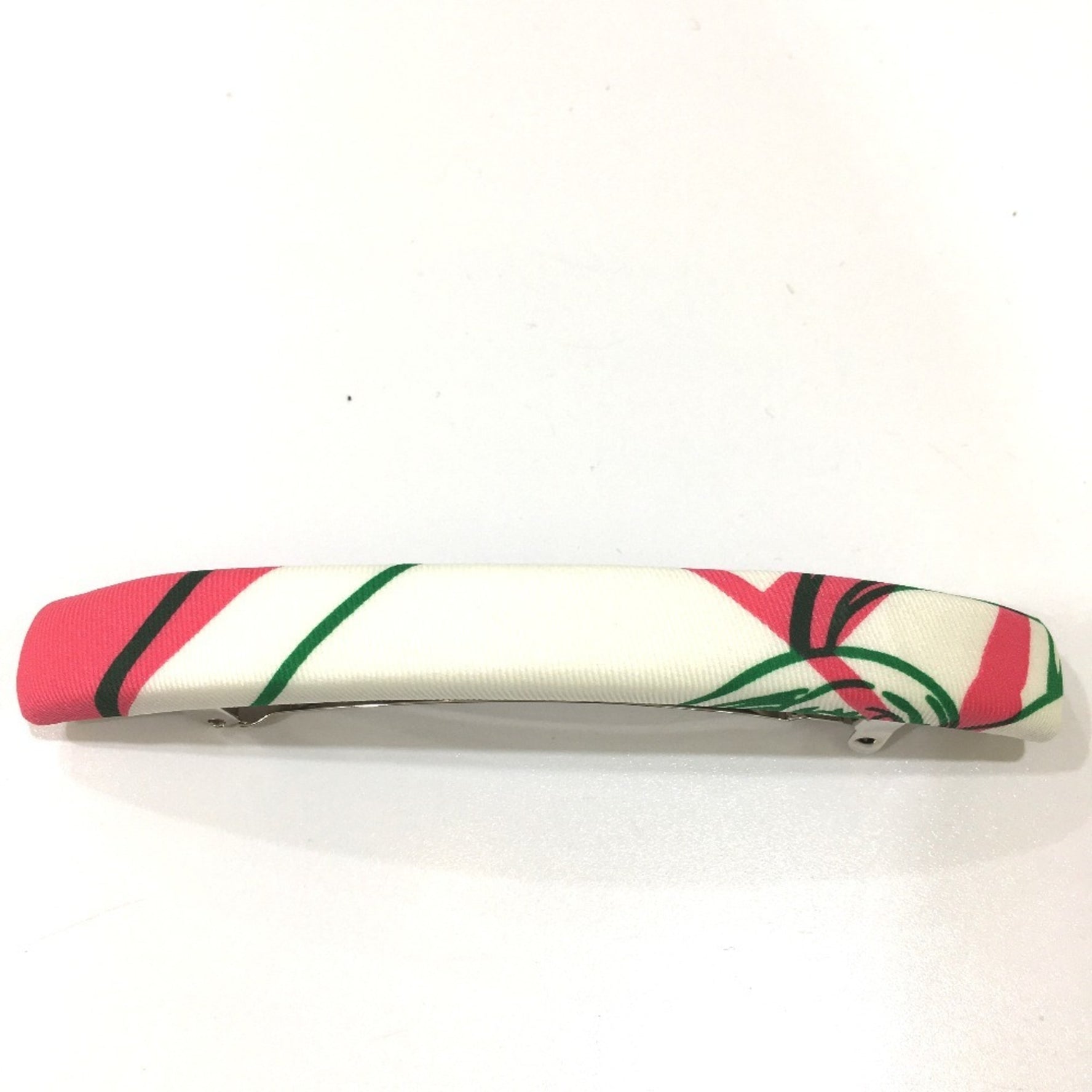 HERMES Hair Clip Barrette Silk