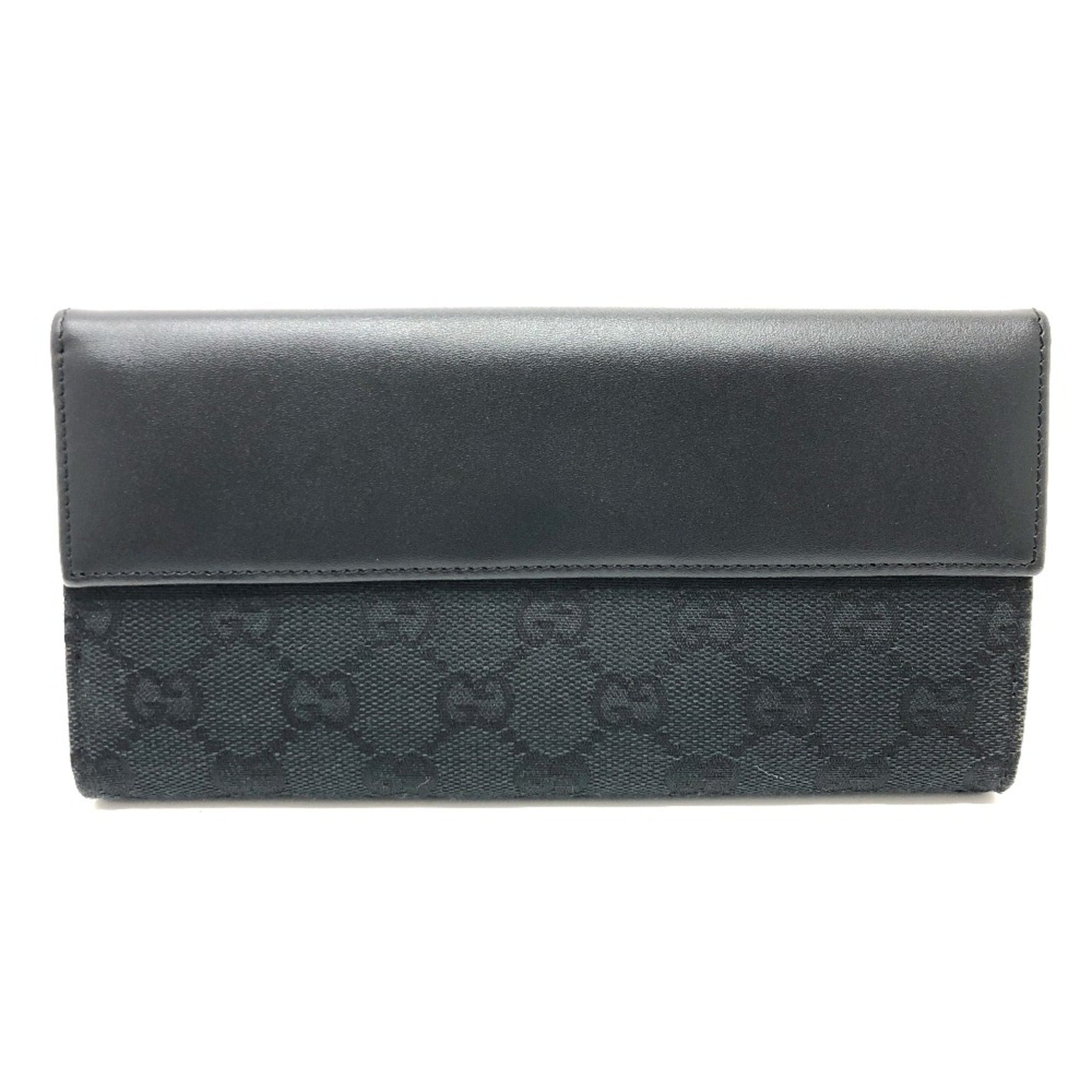 Gucci 035.2184 GG Long Wallet Folded wallet SilverHardware