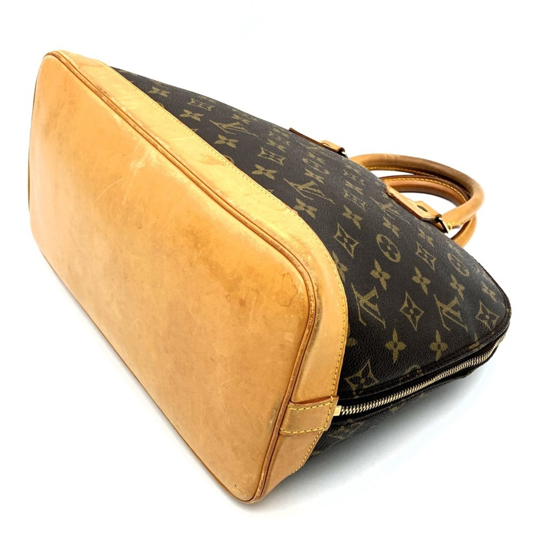 Louis Vuitton Alma (old) handbag, monogram canvas, leather