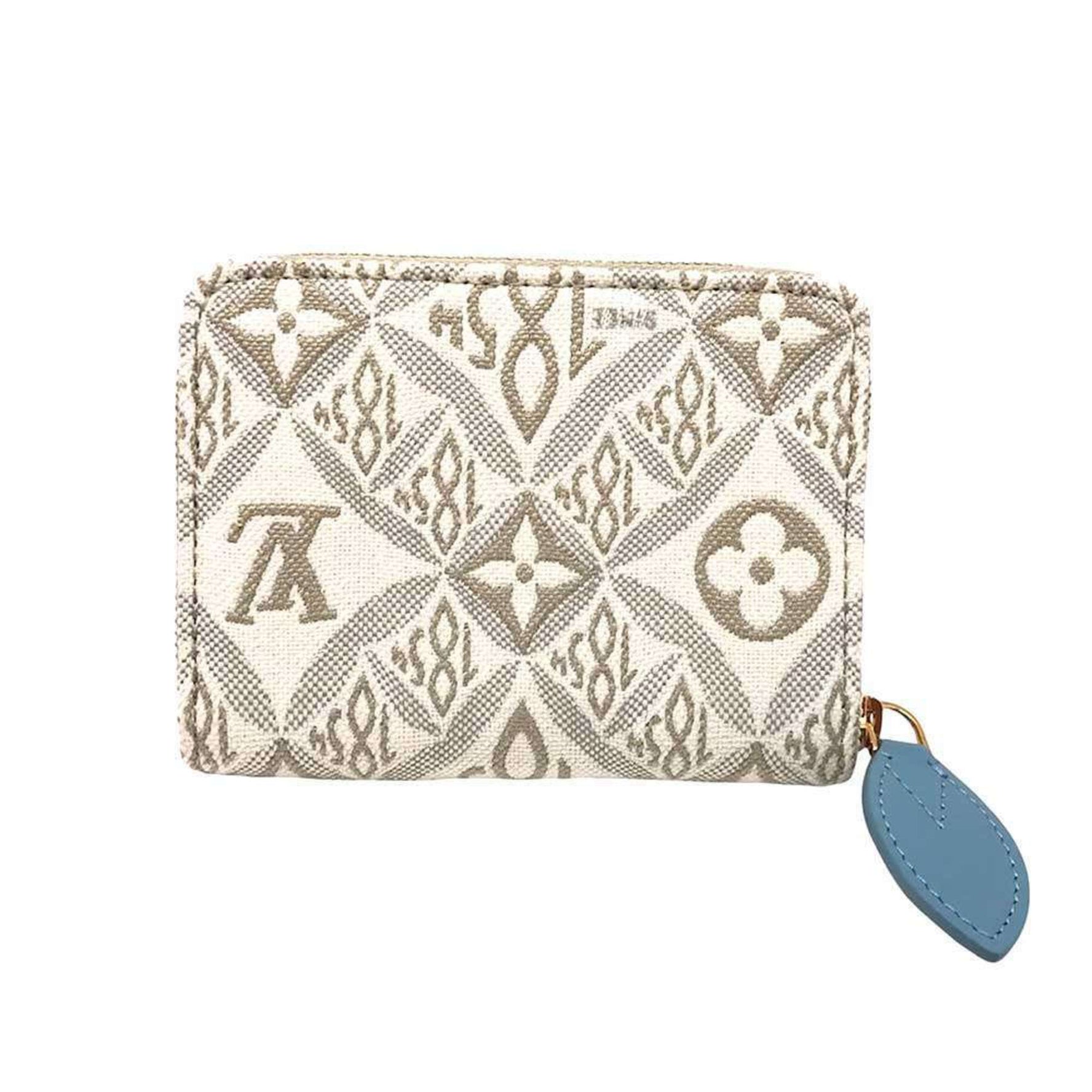 Louis Vuitton Zippy Coin Purse Monogram Jacquard Compact Wallet
