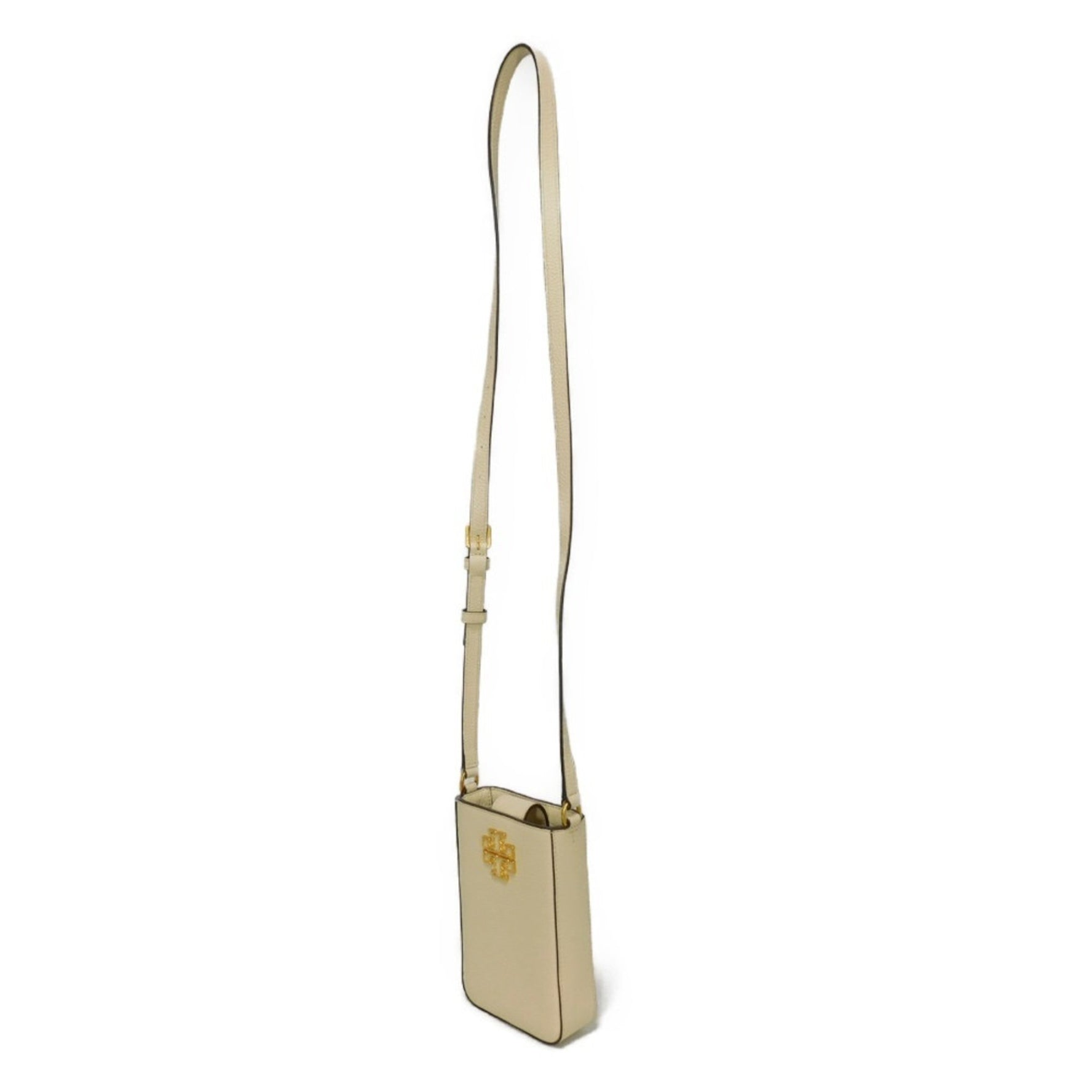 Tory Burch Shoulder Bag Britain Phone Crossbody Ivory Pochette Unused Double T New Cream 122 Men's Bags