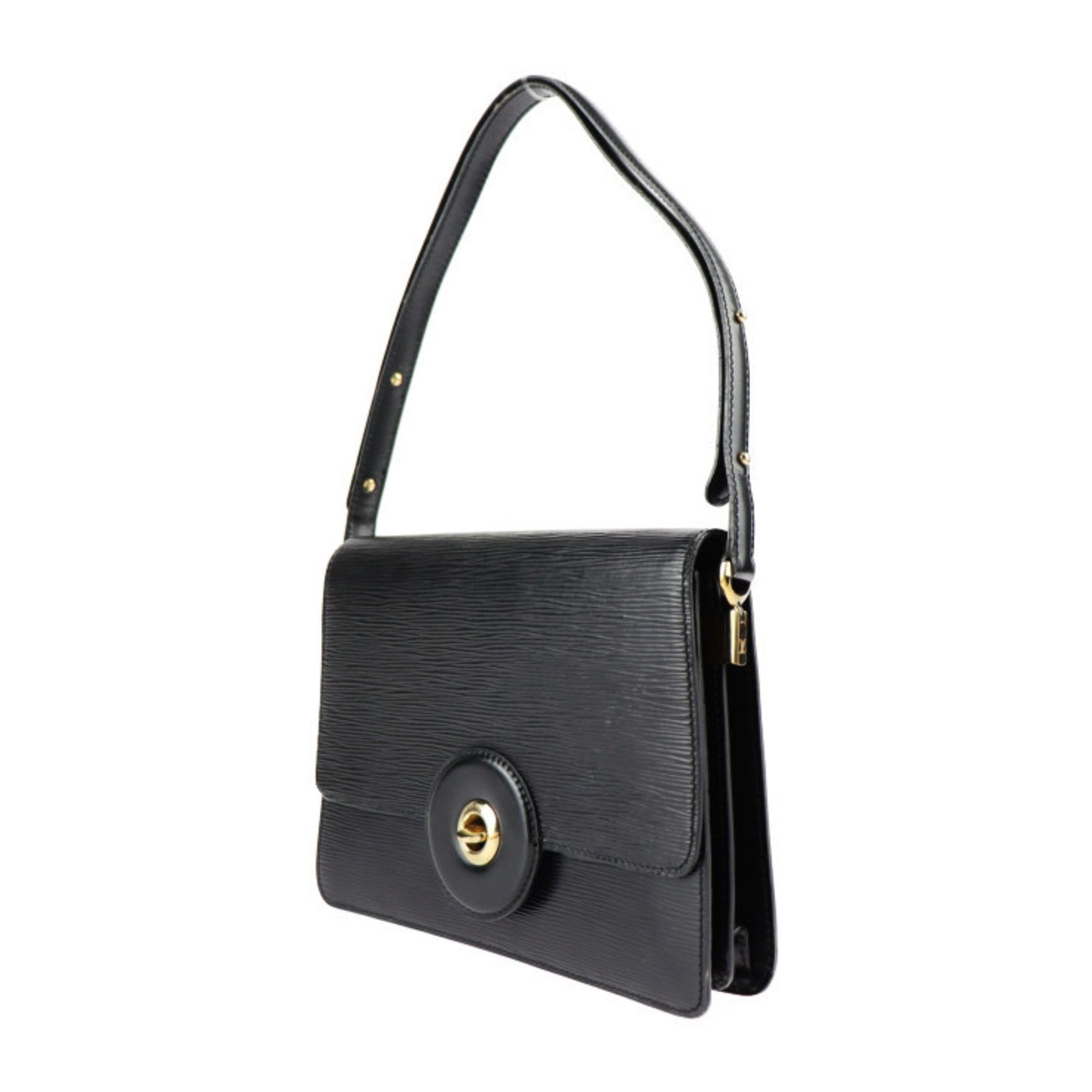 Louis Vuitton Free Run Shoulder Bag Epi Leather Gold Hardware Turnlock Vuitton